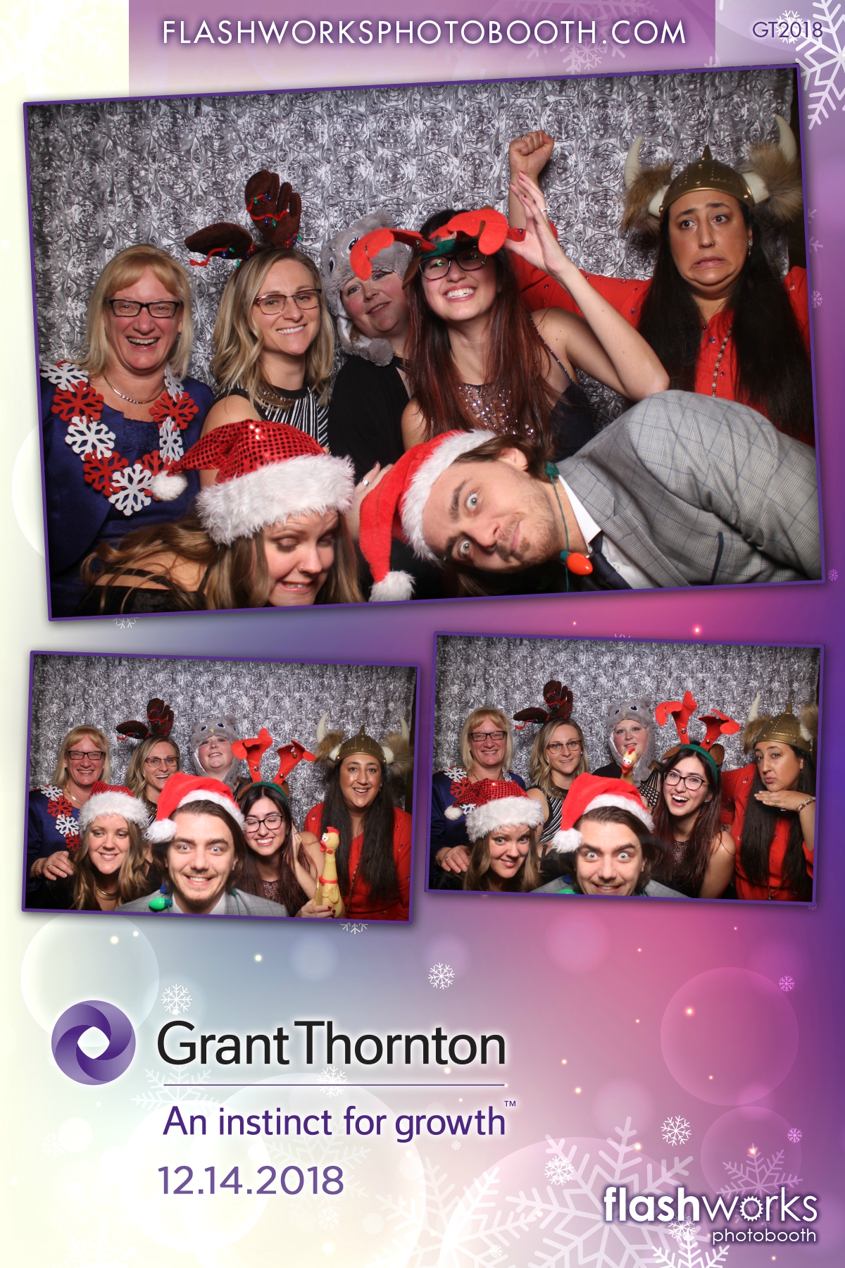 Grant Thornton Christmas Party | View more photos from the event at gallery.flashworksphotobooth.com/u/FlashworksPhotoboothInc/Grant-Thornton-Christmas-Party