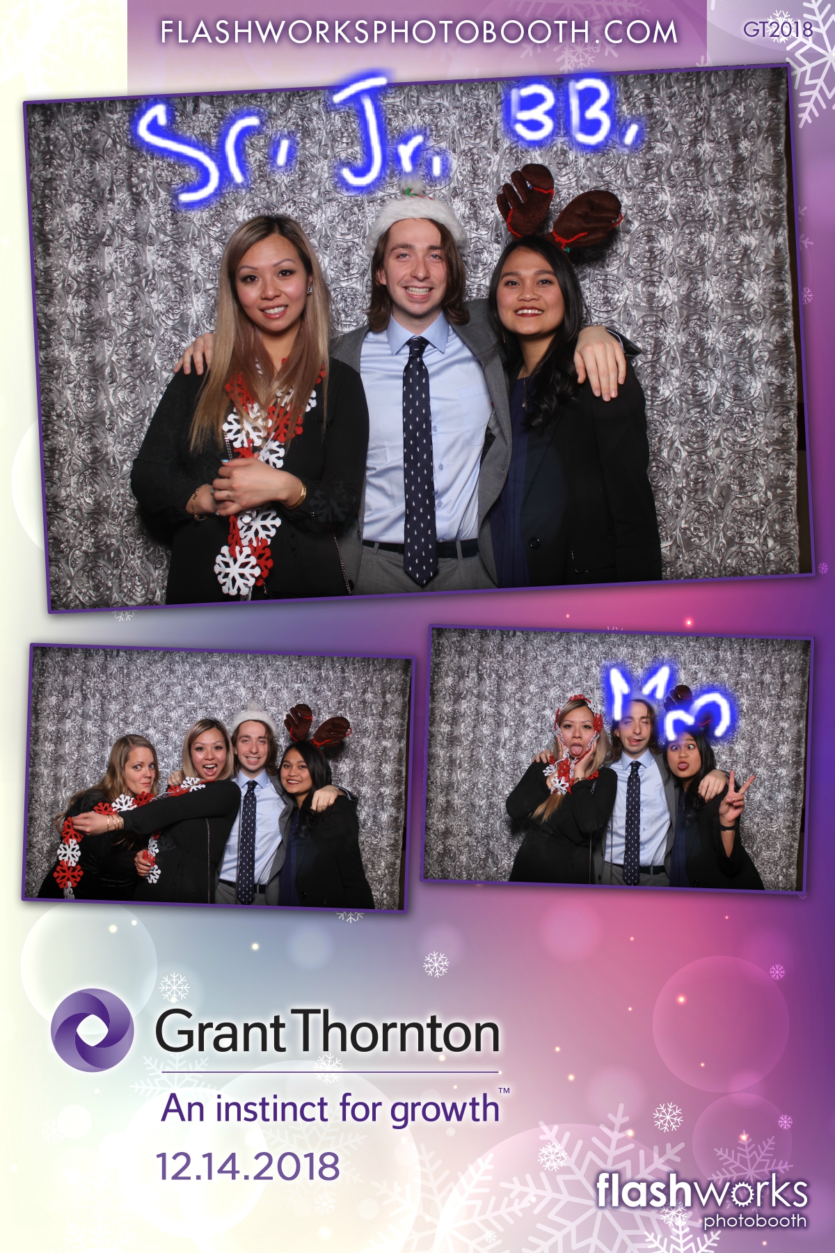 Grant Thornton Christmas Party | View more photos from the event at gallery.flashworksphotobooth.com/u/FlashworksPhotoboothInc/Grant-Thornton-Christmas-Party