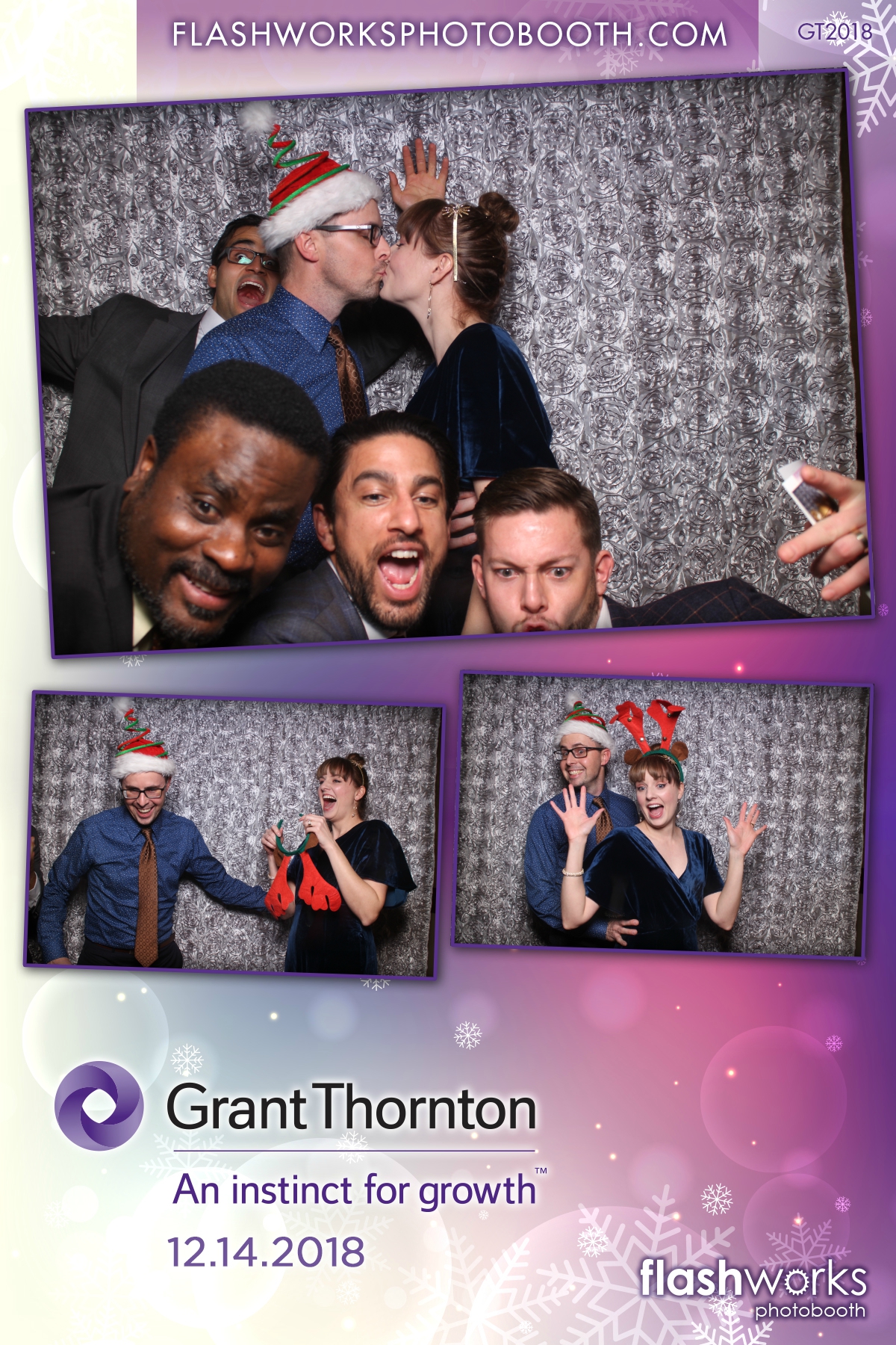Grant Thornton Christmas Party | View more photos from the event at gallery.flashworksphotobooth.com/u/FlashworksPhotoboothInc/Grant-Thornton-Christmas-Party