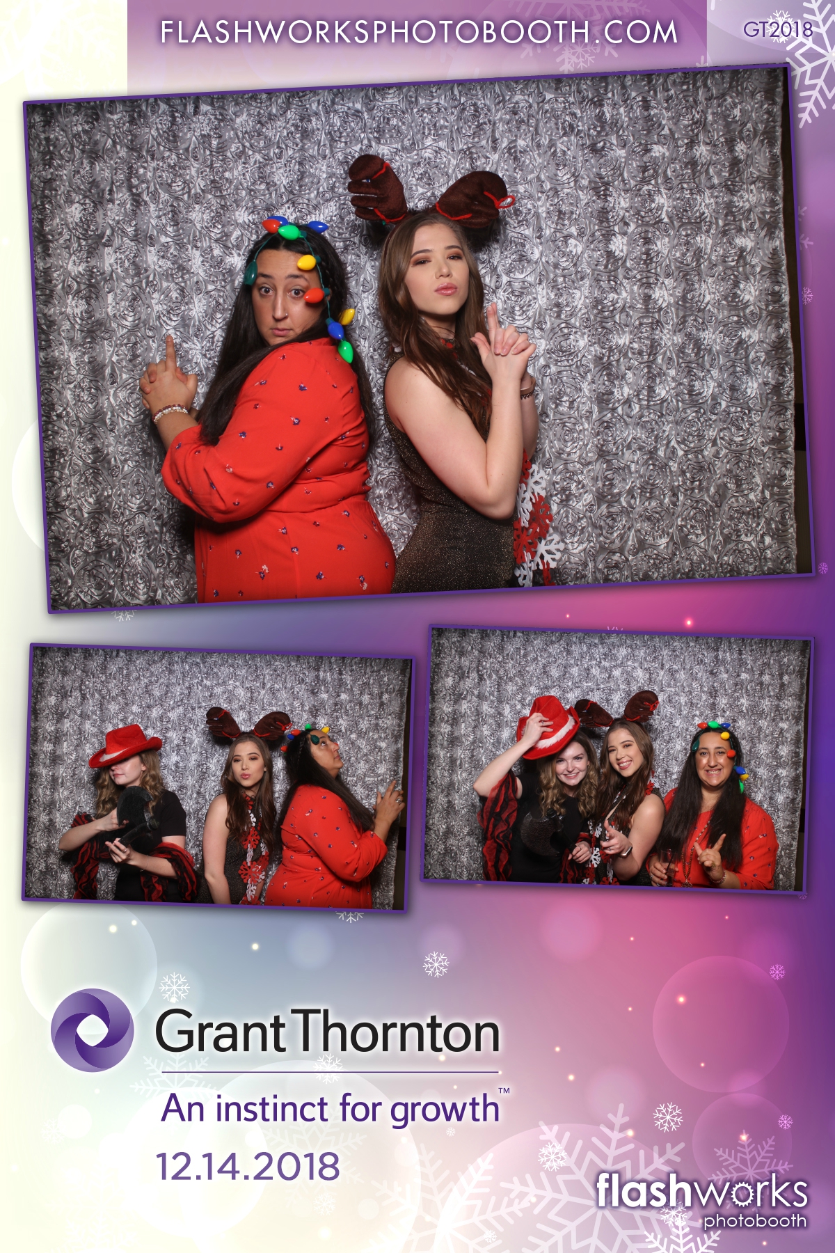 Grant Thornton Christmas Party | View more photos from the event at gallery.flashworksphotobooth.com/u/FlashworksPhotoboothInc/Grant-Thornton-Christmas-Party