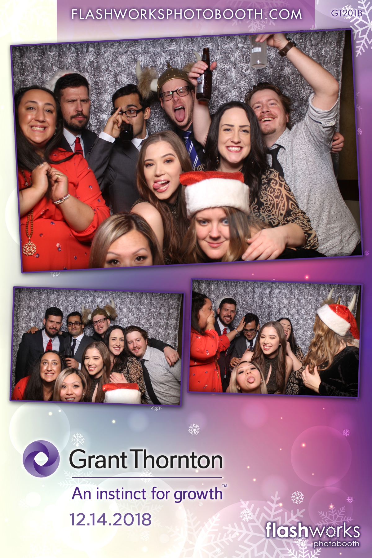 Grant Thornton Christmas Party | View more photos from the event at gallery.flashworksphotobooth.com/u/FlashworksPhotoboothInc/Grant-Thornton-Christmas-Party