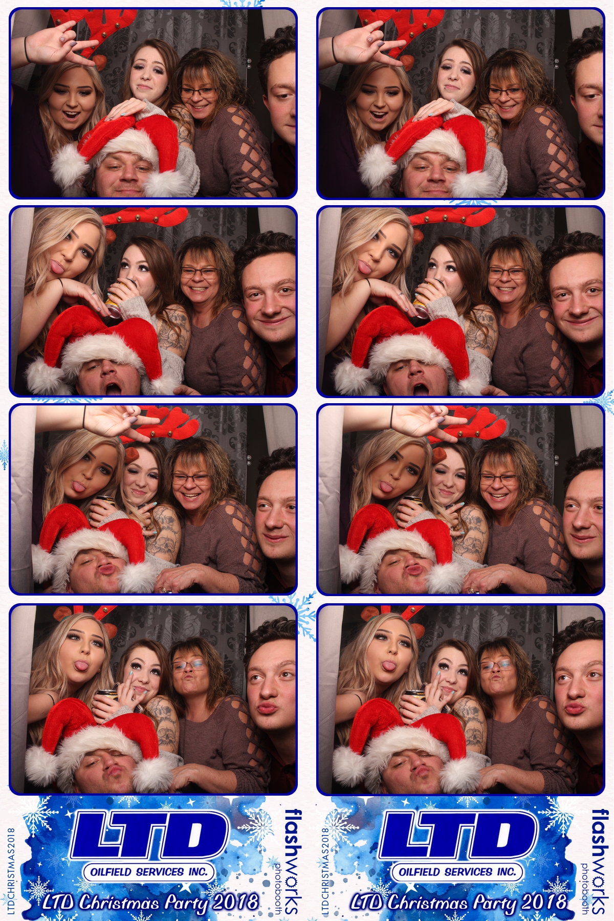 LTD Olifield Services Inc Christmas Party | View more photos from the event at gallery.flashworksphotobooth.com/u/FlashworksPhotoboothInc/LTD-Olifield-Services-Inc-Christmas-Party