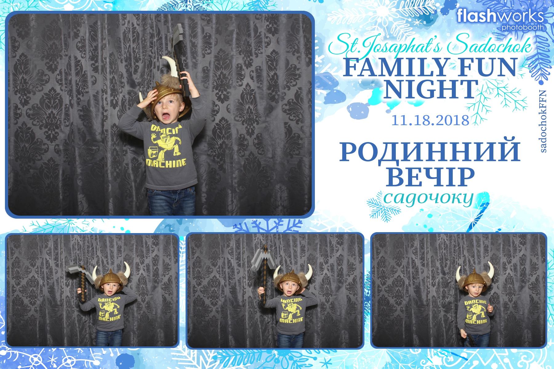 St. Josaphat’s Sadochok Family Fun Night | View more photos from the event at gallery.flashworksphotobooth.com/u/FlashworksPhotoboothInc/St-Josaphat’s-Sadochok-Family-Fun-Night