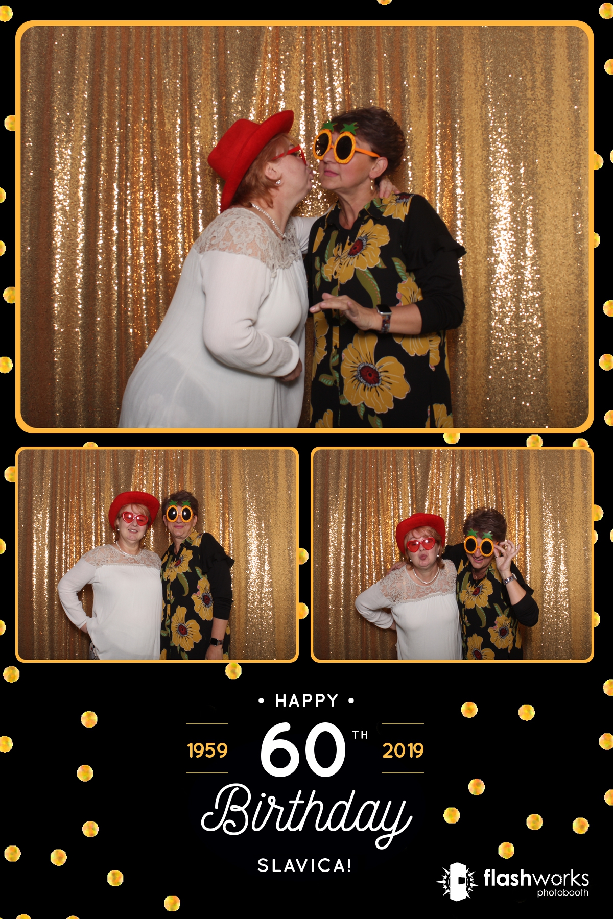 Slavica's 60th Birthday | View more photos from the event at gallery.flashworksphotobooth.com/u/FlashworksPhotoboothInc/Slavicas-60th-Birthday