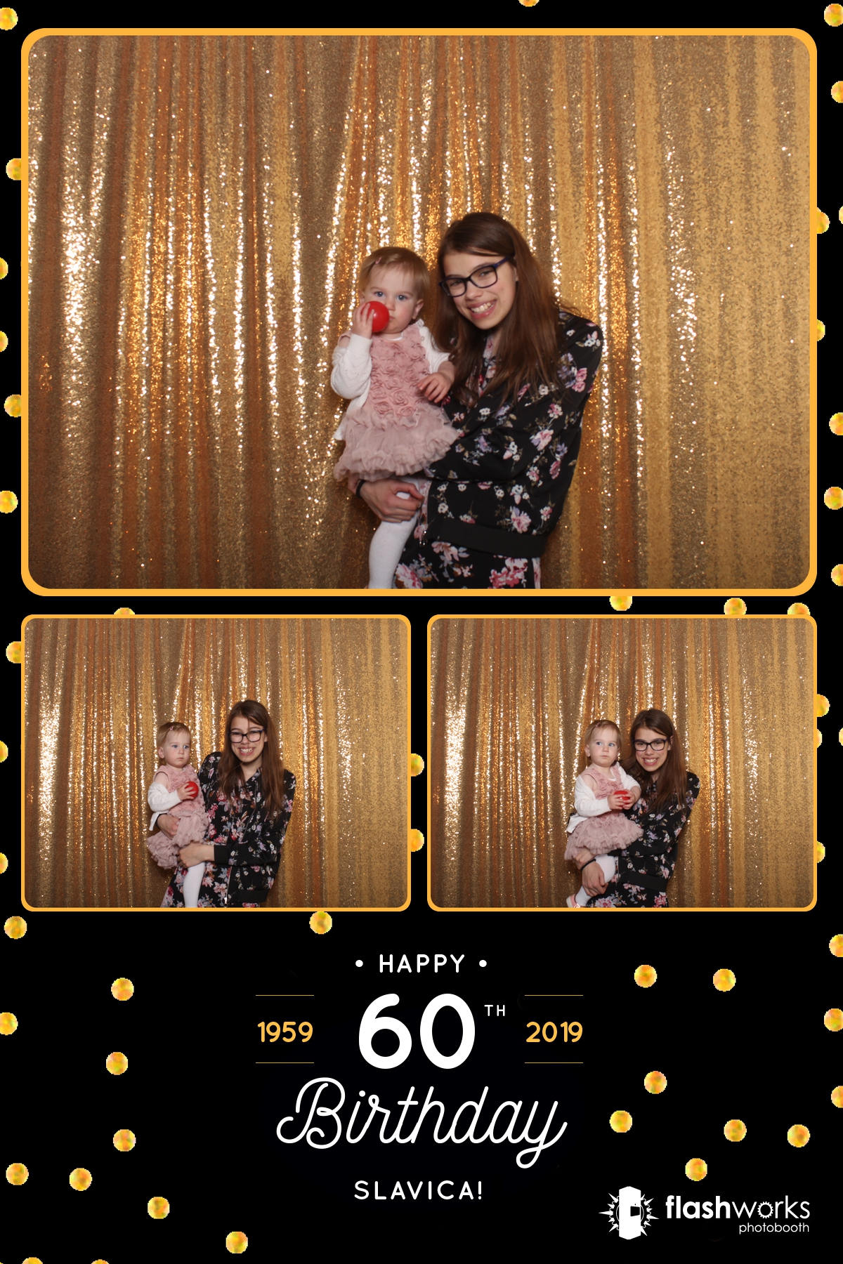 Slavica's 60th Birthday | View more photos from the event at gallery.flashworksphotobooth.com/u/FlashworksPhotoboothInc/Slavicas-60th-Birthday