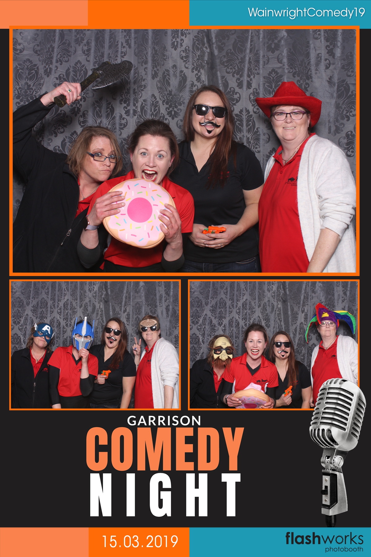Wainwright Comedy Night 2019  | View more photos from the event at gallery.flashworksphotobooth.com/u/FlashworksPhotoboothInc/Wainwright-Comedy-Night-2019