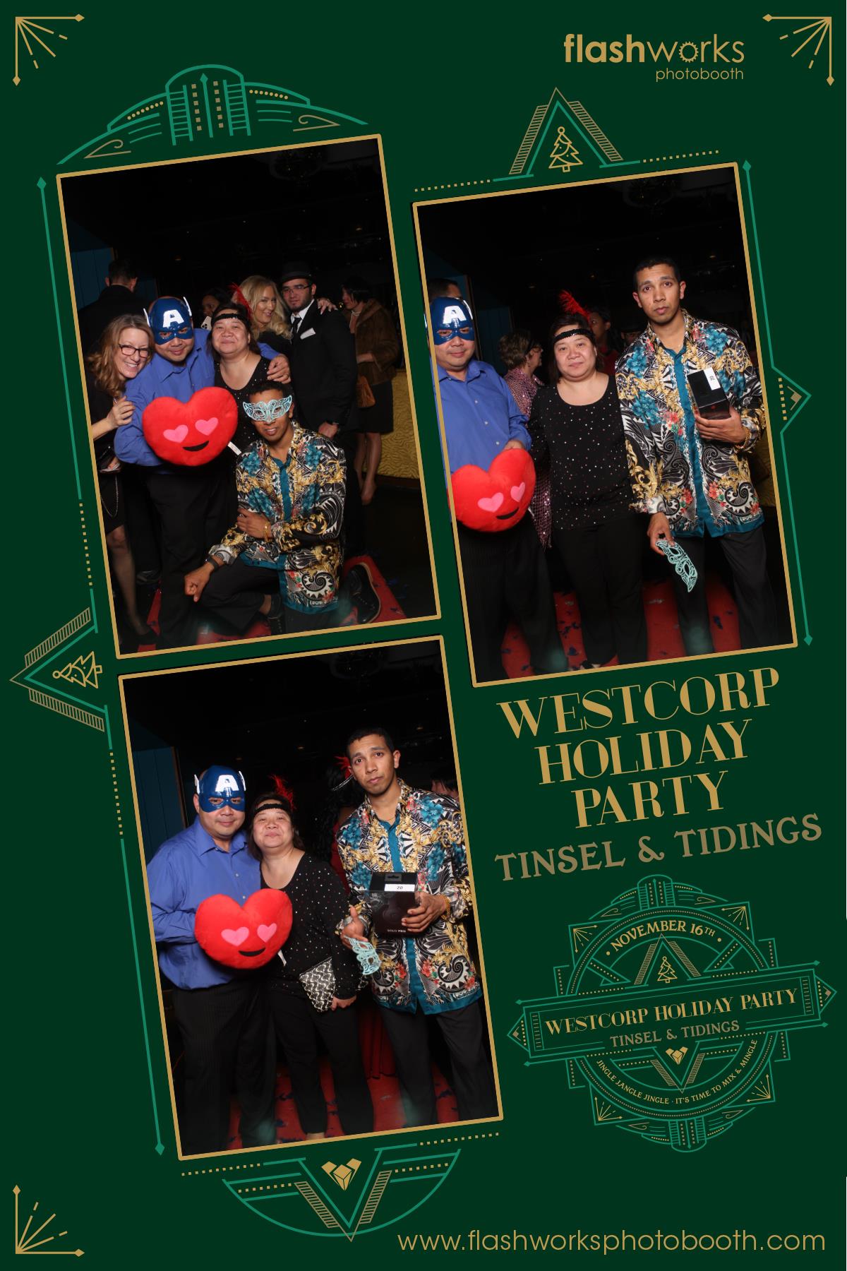 Westcorp Appreciation Holiday Party | View more photos from the event at gallery.flashworksphotobooth.com/u/FlashworksPhotoboothInc/Westcorp-Appreciation-Holiday-Party