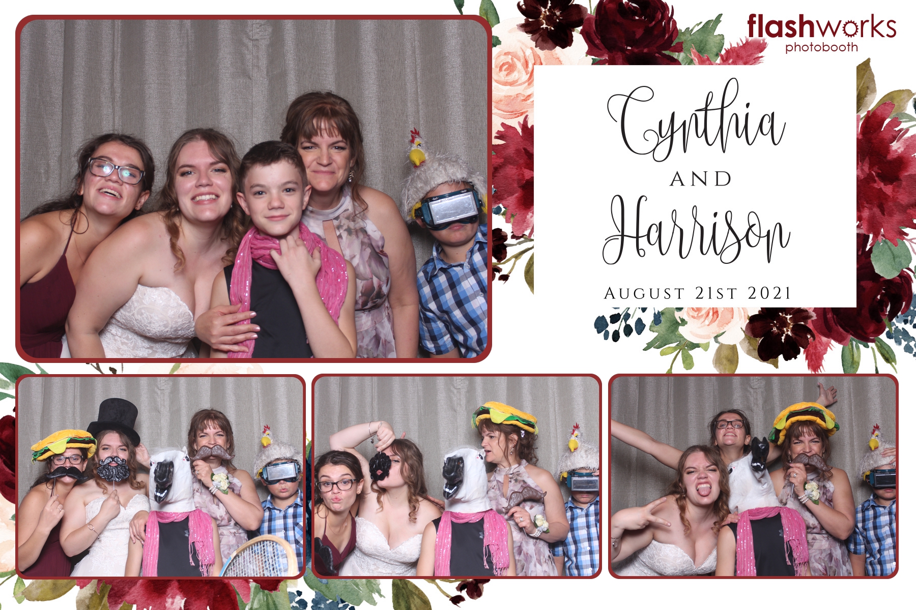 Cindy and Harrison's Wedding | View more photos from the event at gallery.flashworksphotobooth.com/u/FlashworksPhotoboothInc/Cindy-and-Harrisons-Wedding