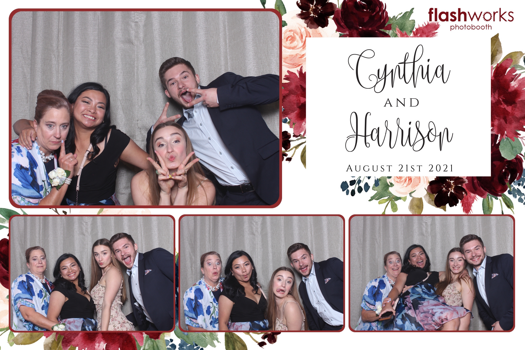 Cindy and Harrison's Wedding | View more photos from the event at gallery.flashworksphotobooth.com/u/FlashworksPhotoboothInc/Cindy-and-Harrisons-Wedding