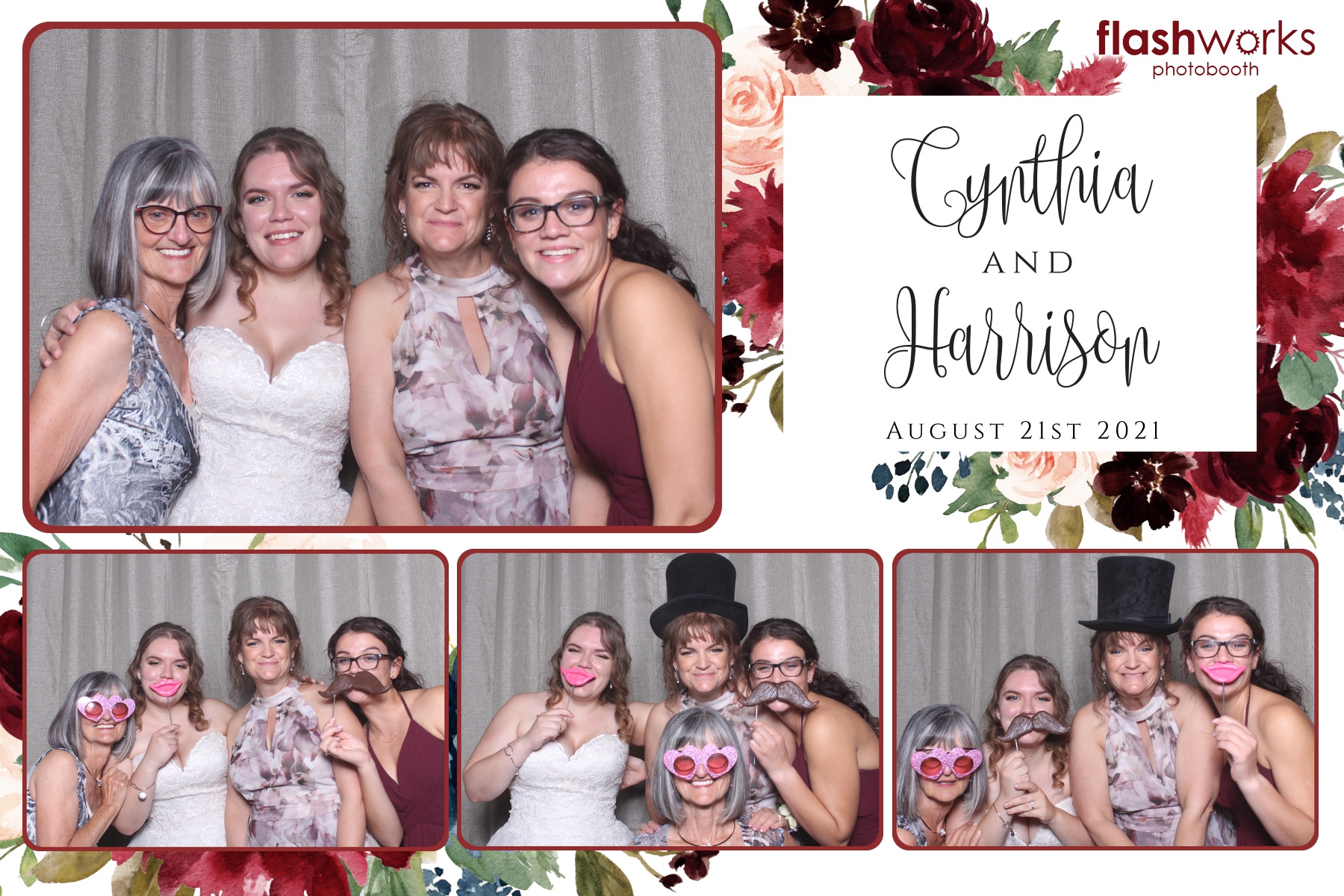 Cindy and Harrison's Wedding | View more photos from the event at gallery.flashworksphotobooth.com/u/FlashworksPhotoboothInc/Cindy-and-Harrisons-Wedding