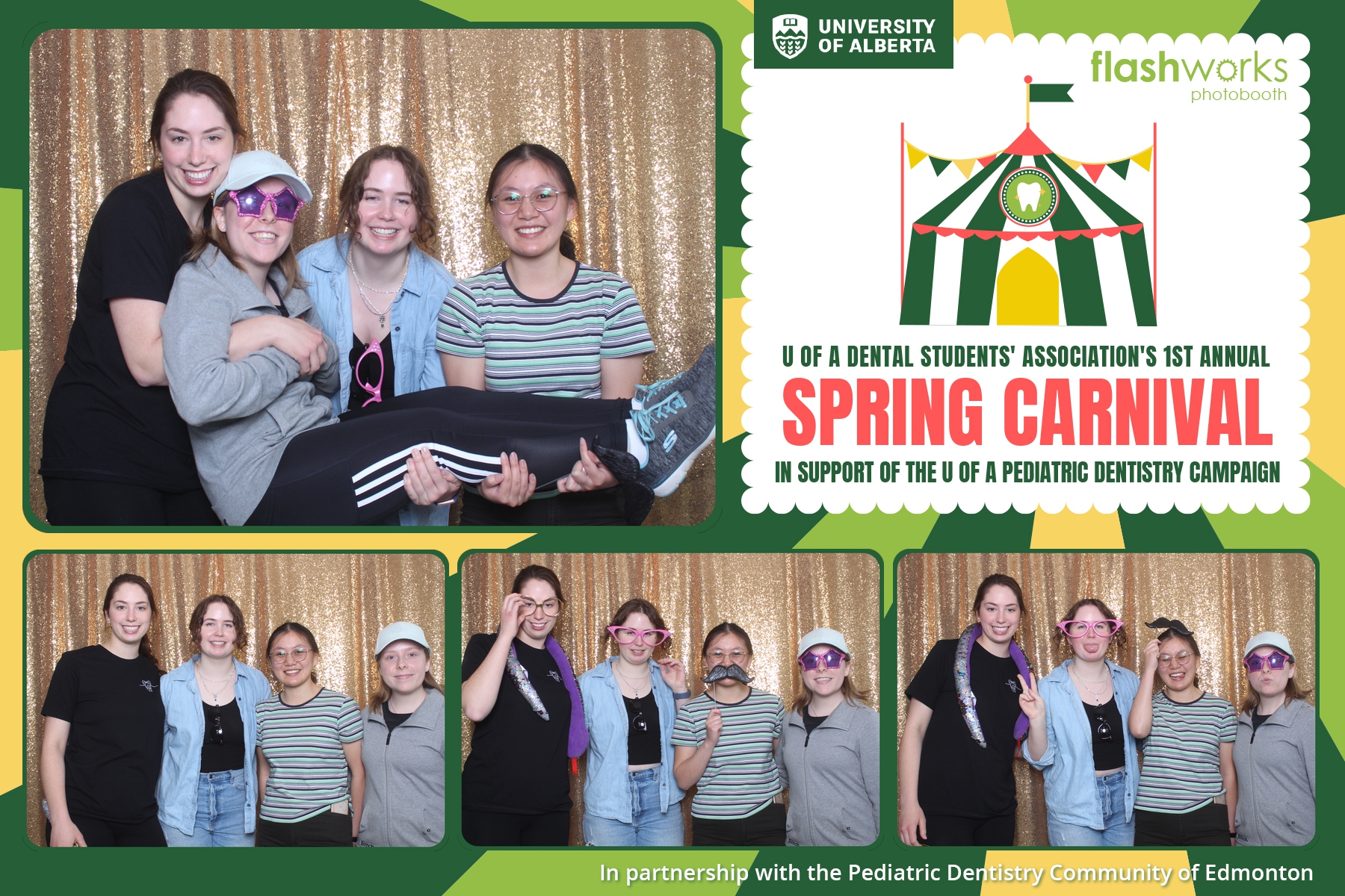1st Annual Spring Carnival in support of the U of A Pediatric Dentistry Campaign | View more photos from the event at gallery.flashworksphotobooth.com/u/FlashworksPhotoboothInc/1st-Annual-Spring-Carnival-in-support-of-the-U-of-A-Pediatric-Dentistry