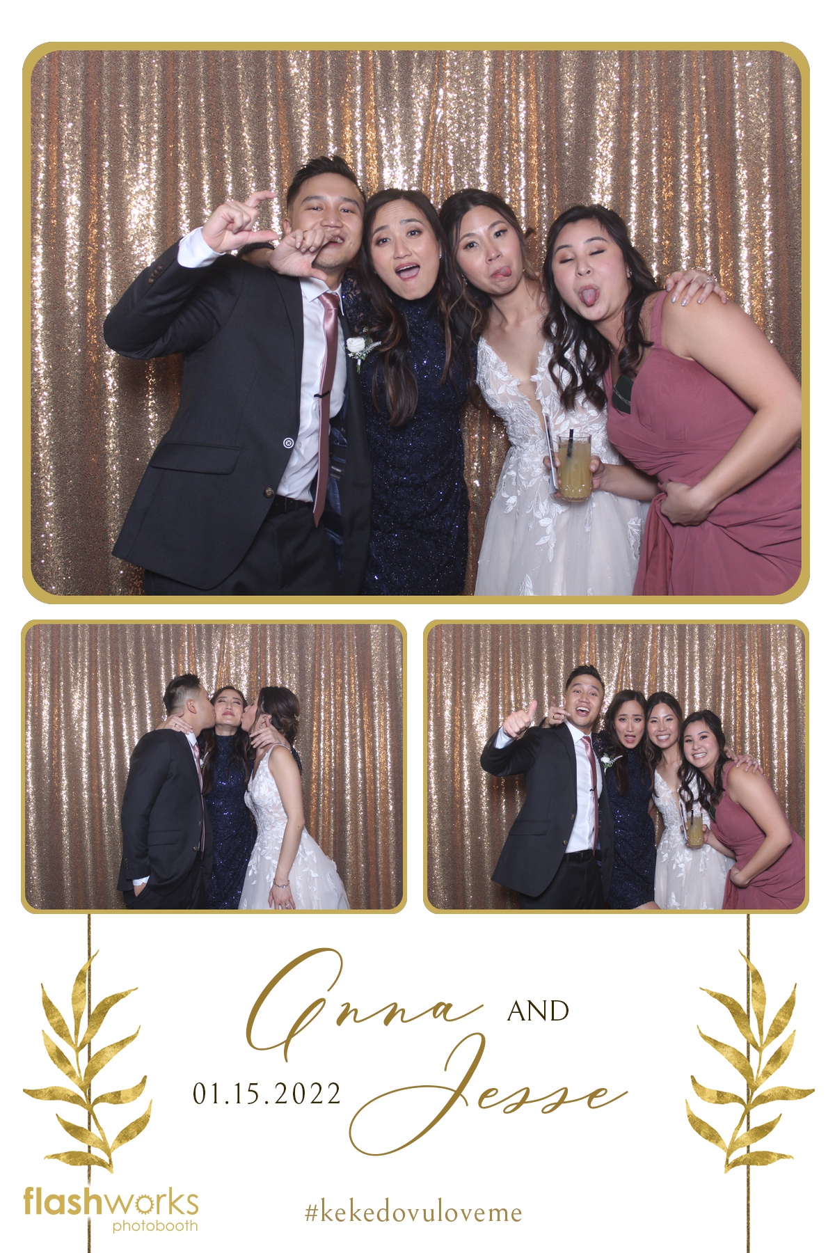 Anna & Jesse's Wedding | View more photos from the event at gallery.flashworksphotobooth.com/u/FlashworksPhotoboothInc/Anna-Jesses-Wedding