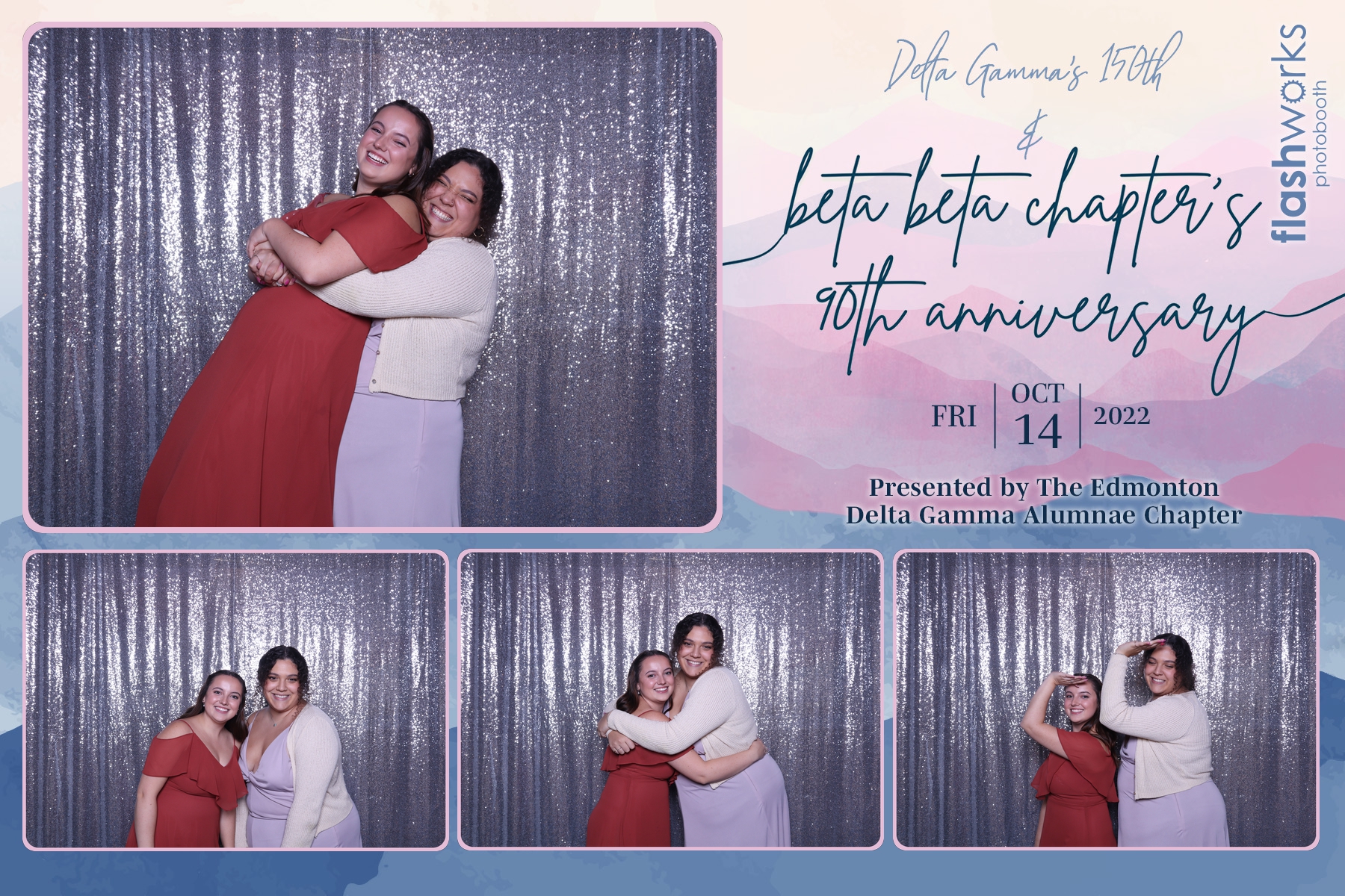 Beta Beta's 90th and Delta Gamma's 150th | View more photos from the event at gallery.flashworksphotobooth.com/u/FlashworksPhotoboothInc/Beta-Betas-90th-and-Delta-Gammas-150th