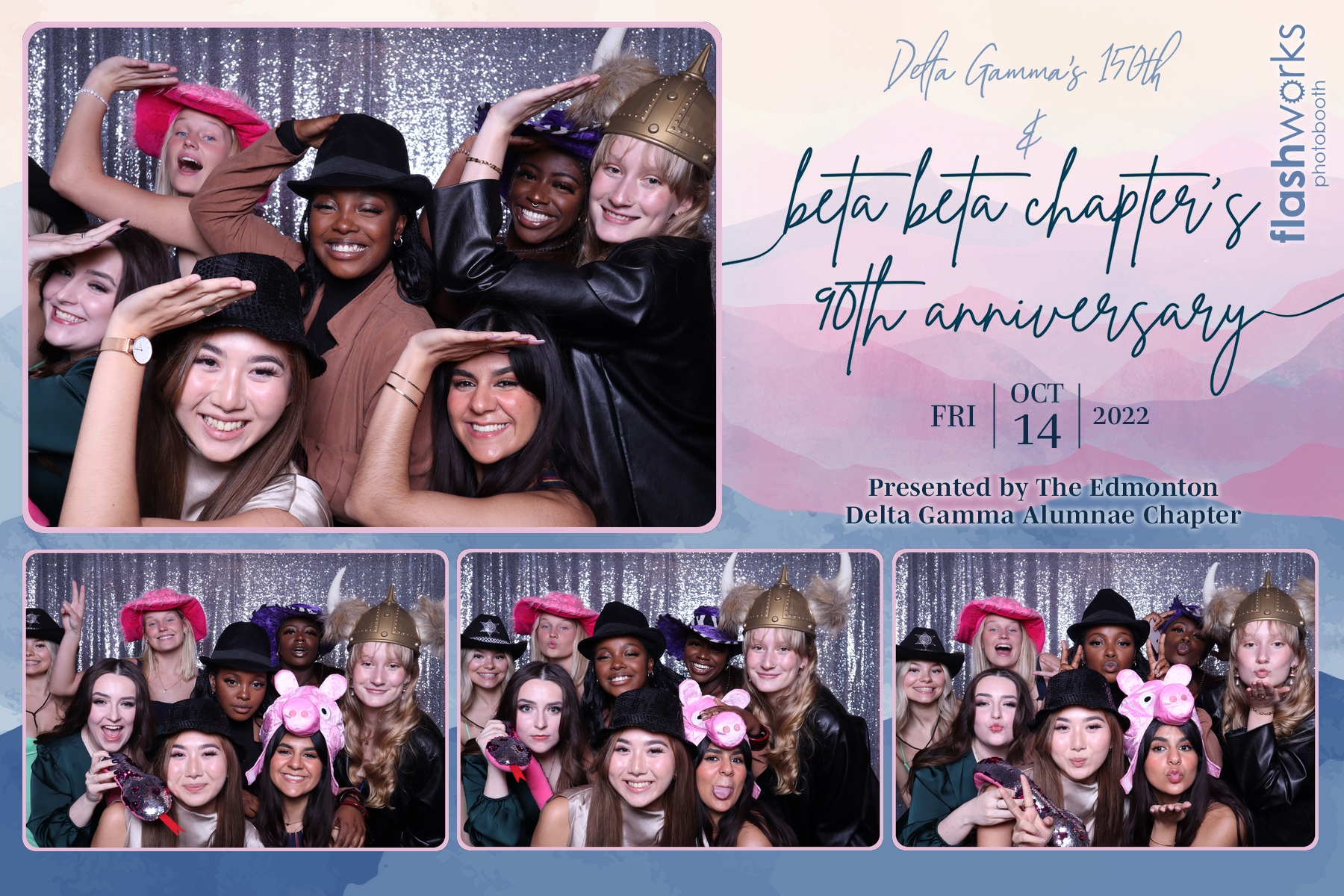 Beta Beta's 90th and Delta Gamma's 150th | View more photos from the event at gallery.flashworksphotobooth.com/u/FlashworksPhotoboothInc/Beta-Betas-90th-and-Delta-Gammas-150th