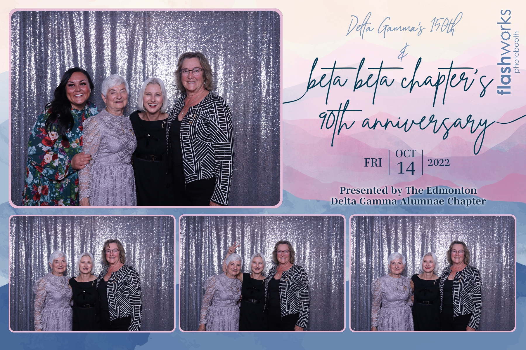 Beta Beta's 90th and Delta Gamma's 150th | View more photos from the event at gallery.flashworksphotobooth.com/u/FlashworksPhotoboothInc/Beta-Betas-90th-and-Delta-Gammas-150th