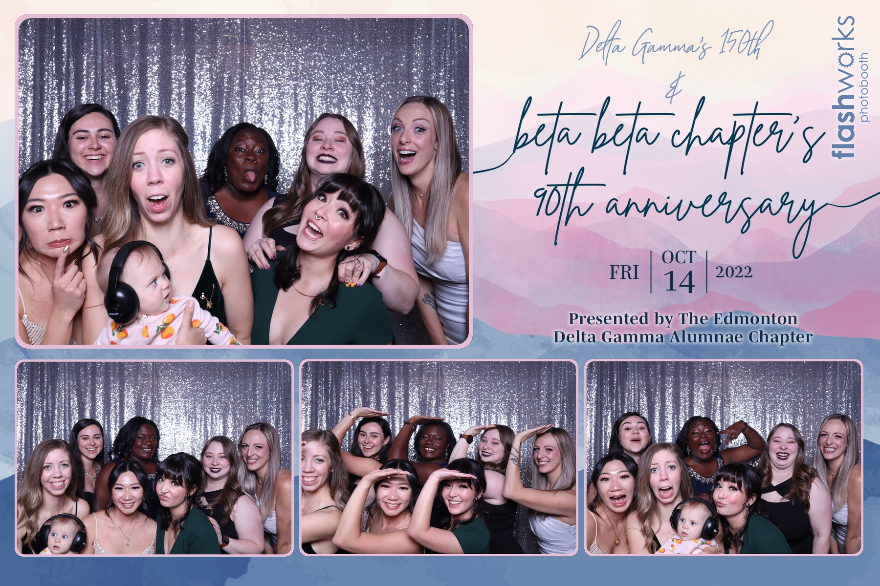 Beta Beta's 90th and Delta Gamma's 150th | View more photos from the event at gallery.flashworksphotobooth.com/u/FlashworksPhotoboothInc/Beta-Betas-90th-and-Delta-Gammas-150th