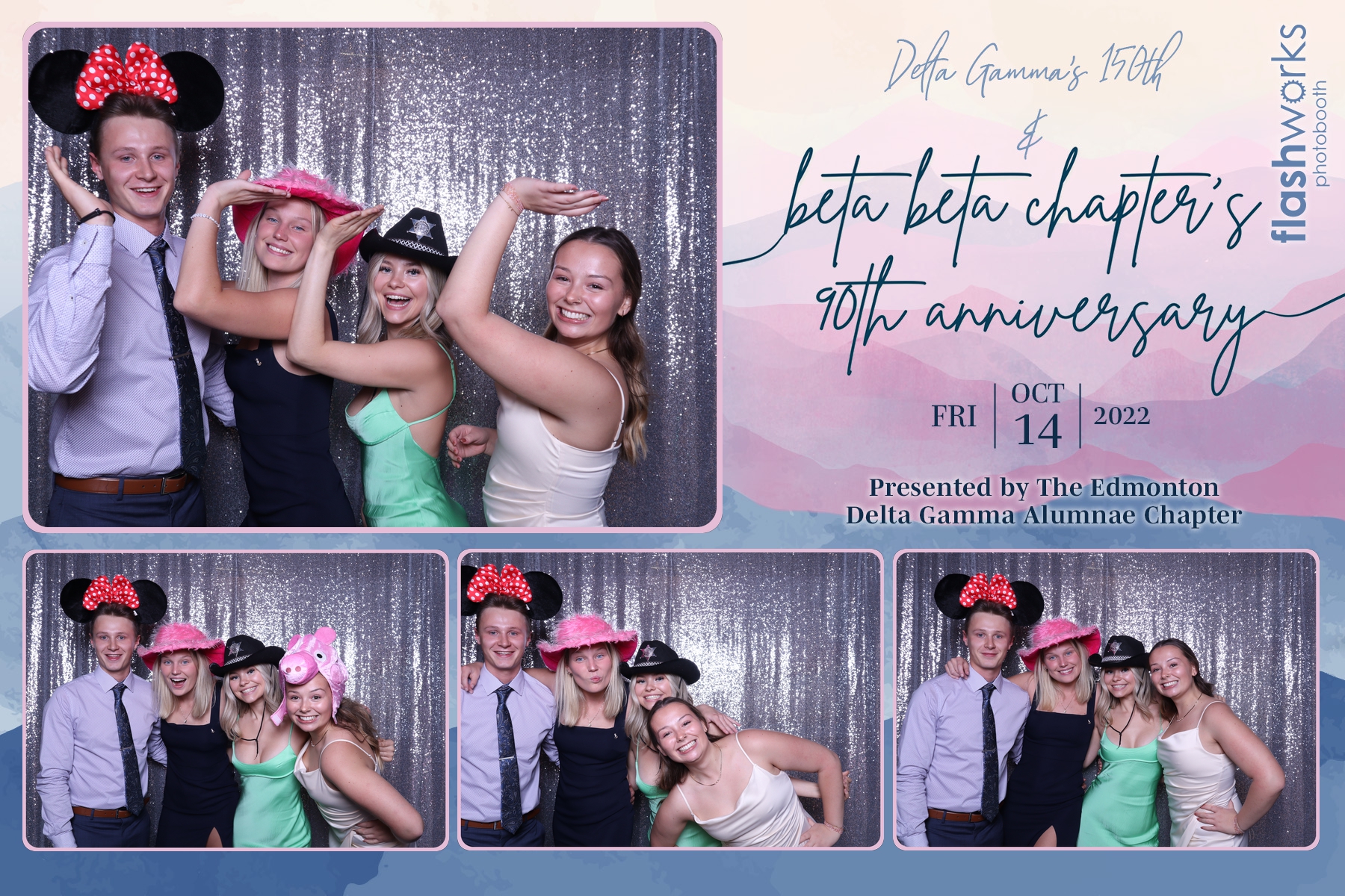 Beta Beta's 90th and Delta Gamma's 150th | View more photos from the event at gallery.flashworksphotobooth.com/u/FlashworksPhotoboothInc/Beta-Betas-90th-and-Delta-Gammas-150th