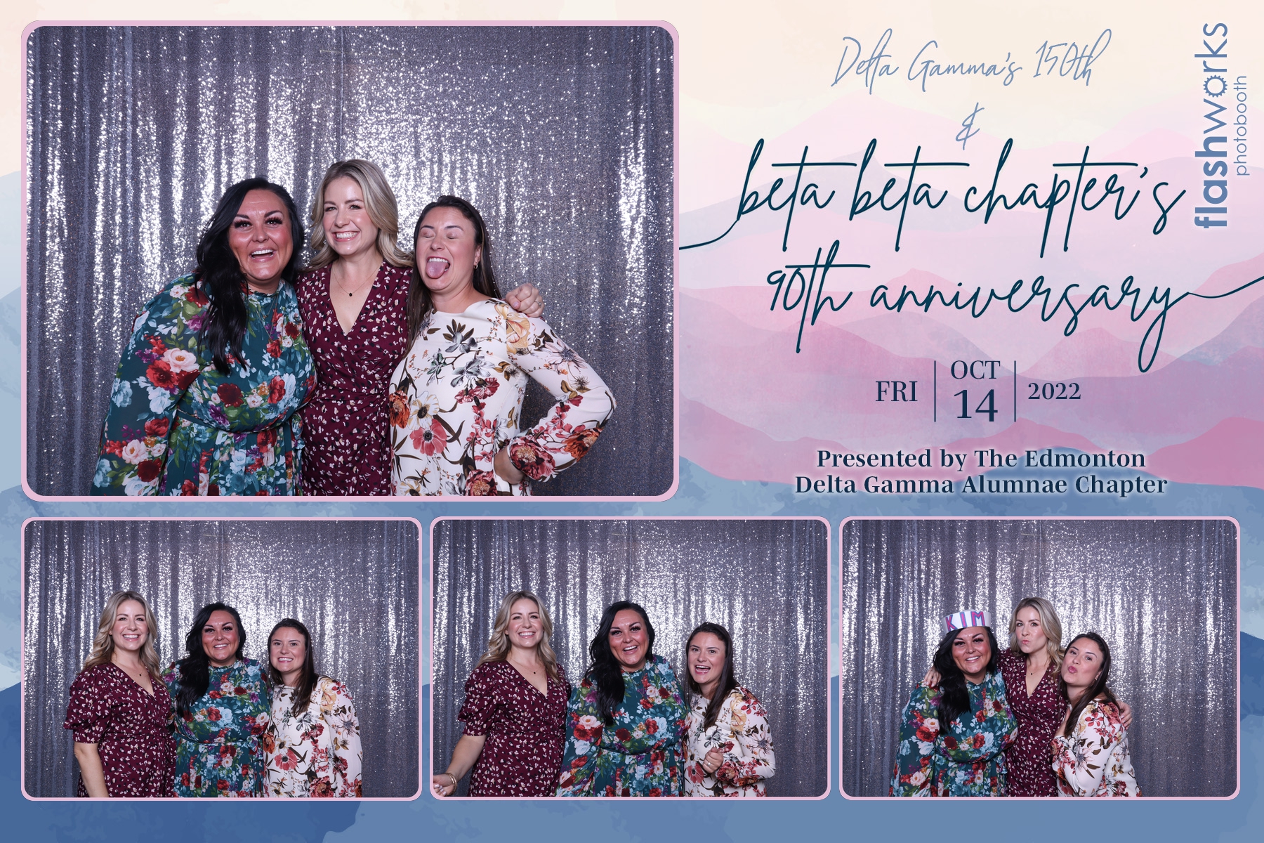 Beta Beta's 90th and Delta Gamma's 150th | View more photos from the event at gallery.flashworksphotobooth.com/u/FlashworksPhotoboothInc/Beta-Betas-90th-and-Delta-Gammas-150th