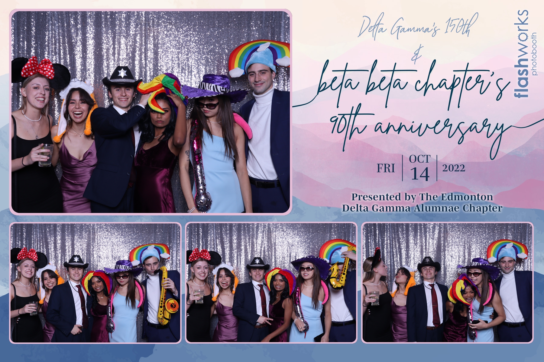 Beta Beta's 90th and Delta Gamma's 150th | View more photos from the event at gallery.flashworksphotobooth.com/u/FlashworksPhotoboothInc/Beta-Betas-90th-and-Delta-Gammas-150th
