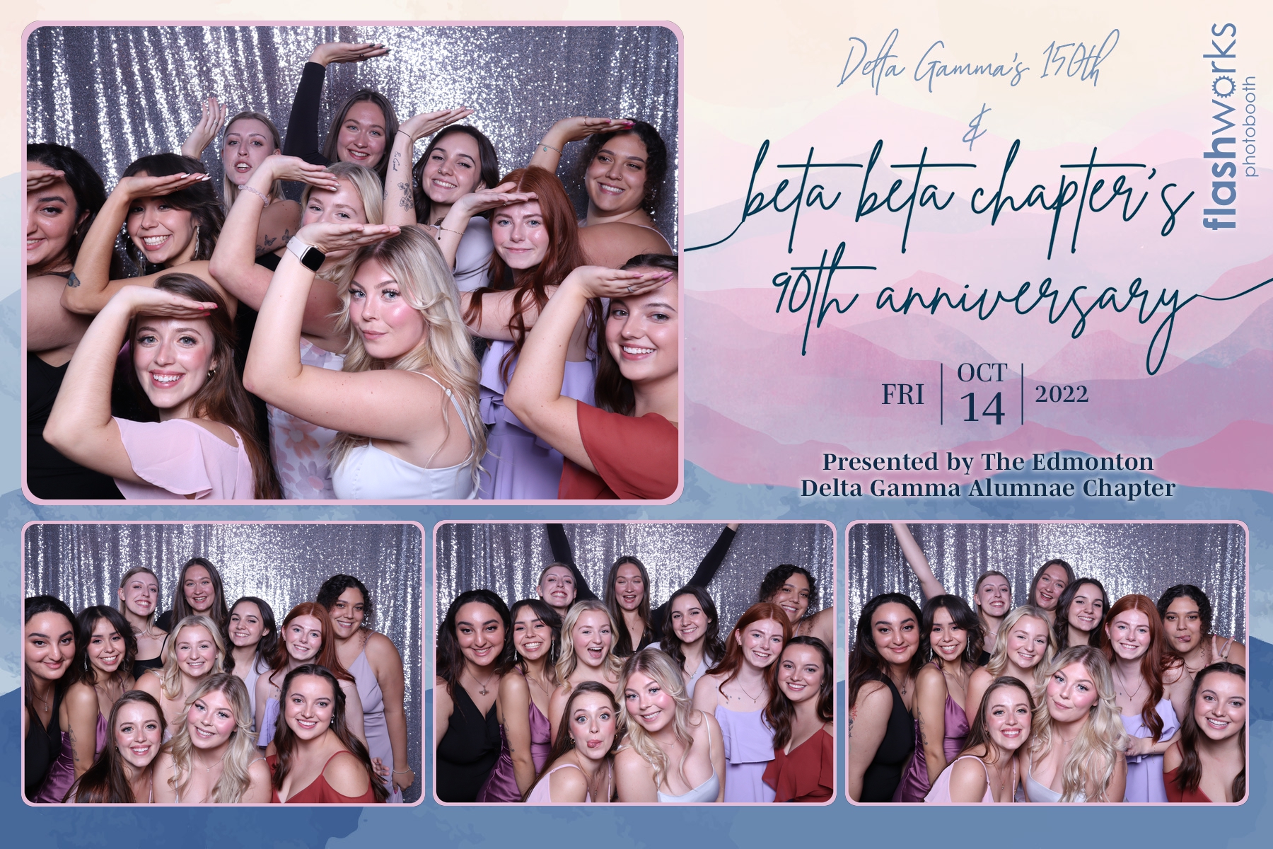 Beta Beta's 90th and Delta Gamma's 150th | View more photos from the event at gallery.flashworksphotobooth.com/u/FlashworksPhotoboothInc/Beta-Betas-90th-and-Delta-Gammas-150th