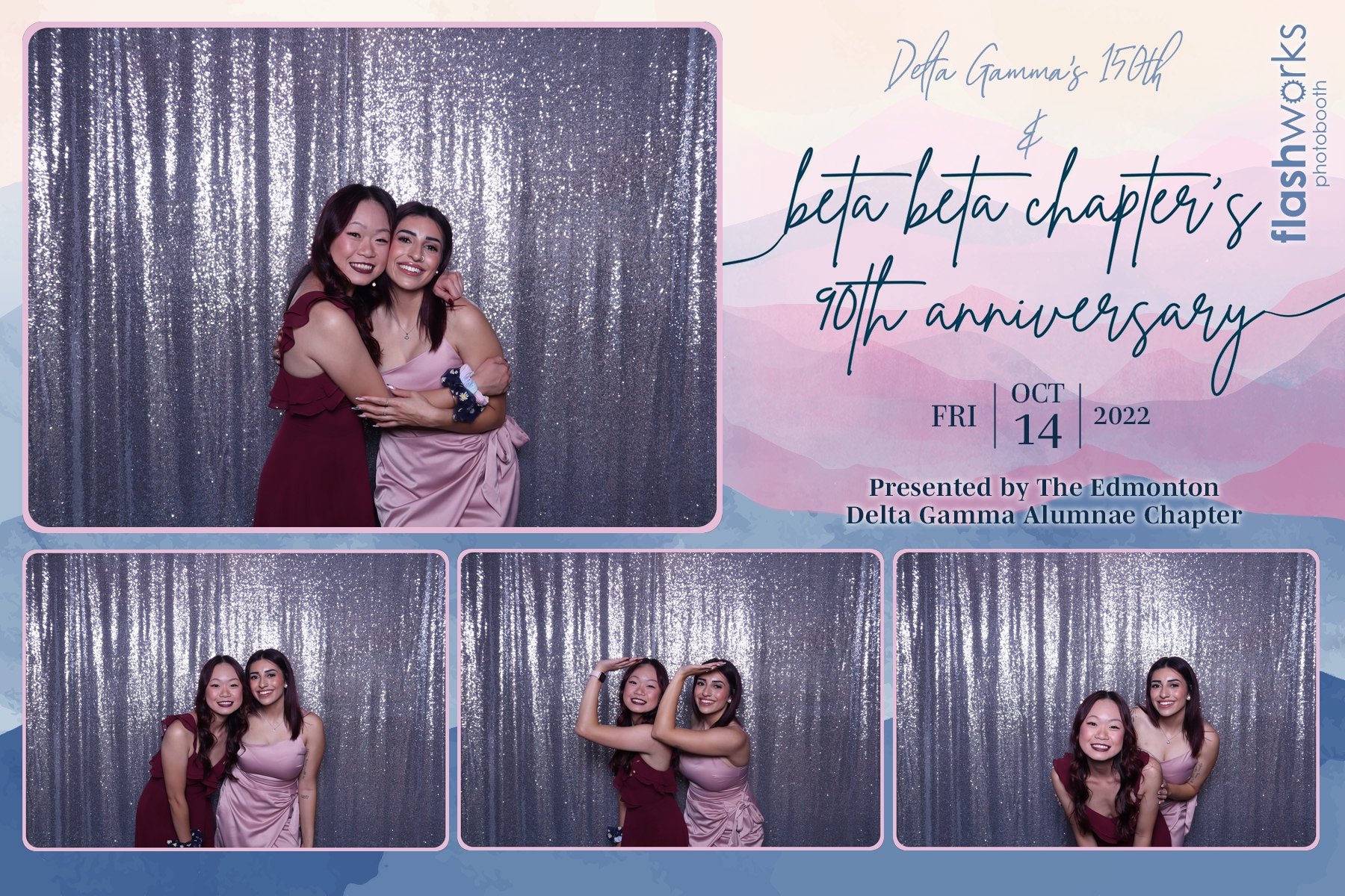 Beta Beta's 90th and Delta Gamma's 150th | View more photos from the event at gallery.flashworksphotobooth.com/u/FlashworksPhotoboothInc/Beta-Betas-90th-and-Delta-Gammas-150th