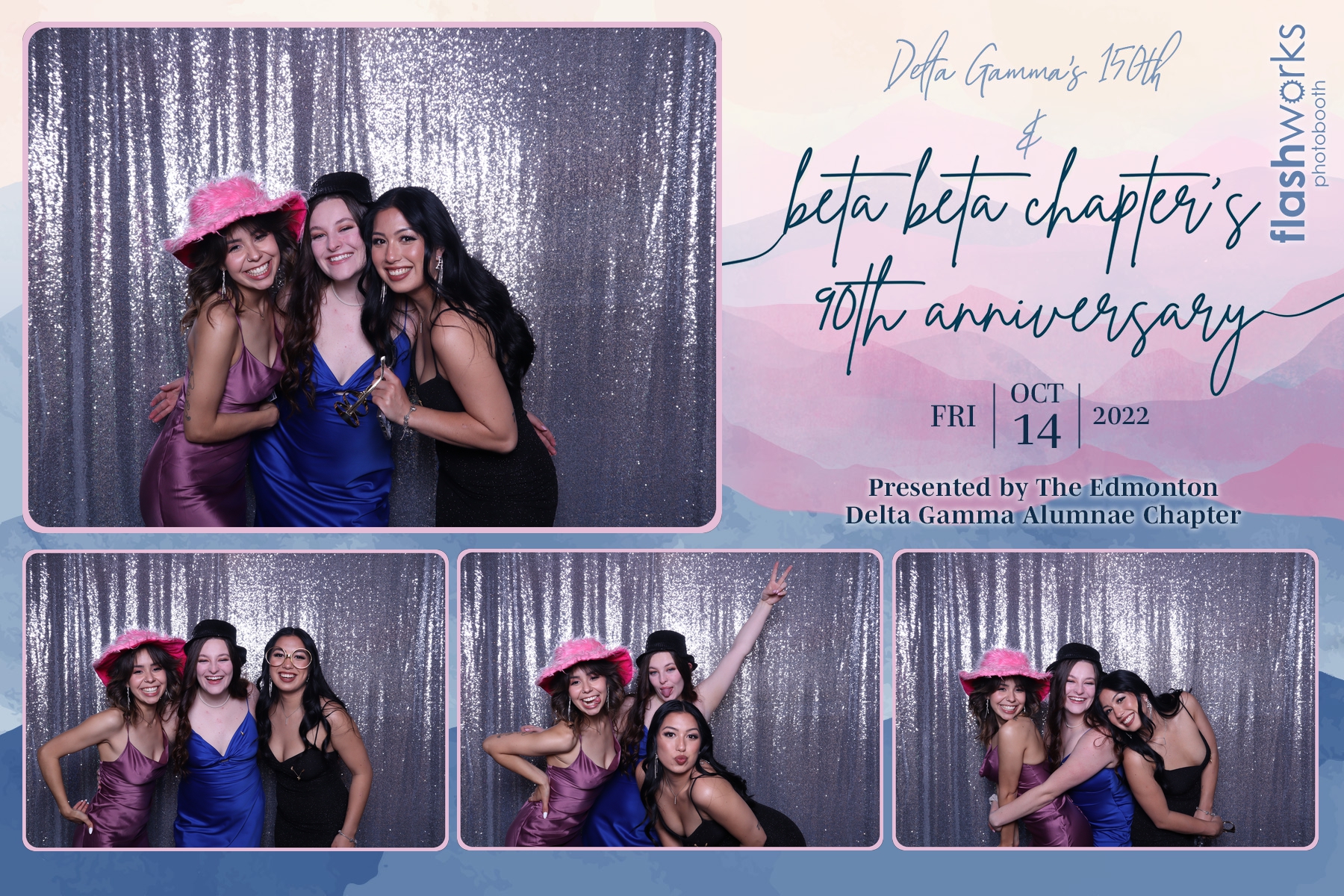 Beta Beta's 90th and Delta Gamma's 150th | View more photos from the event at gallery.flashworksphotobooth.com/u/FlashworksPhotoboothInc/Beta-Betas-90th-and-Delta-Gammas-150th