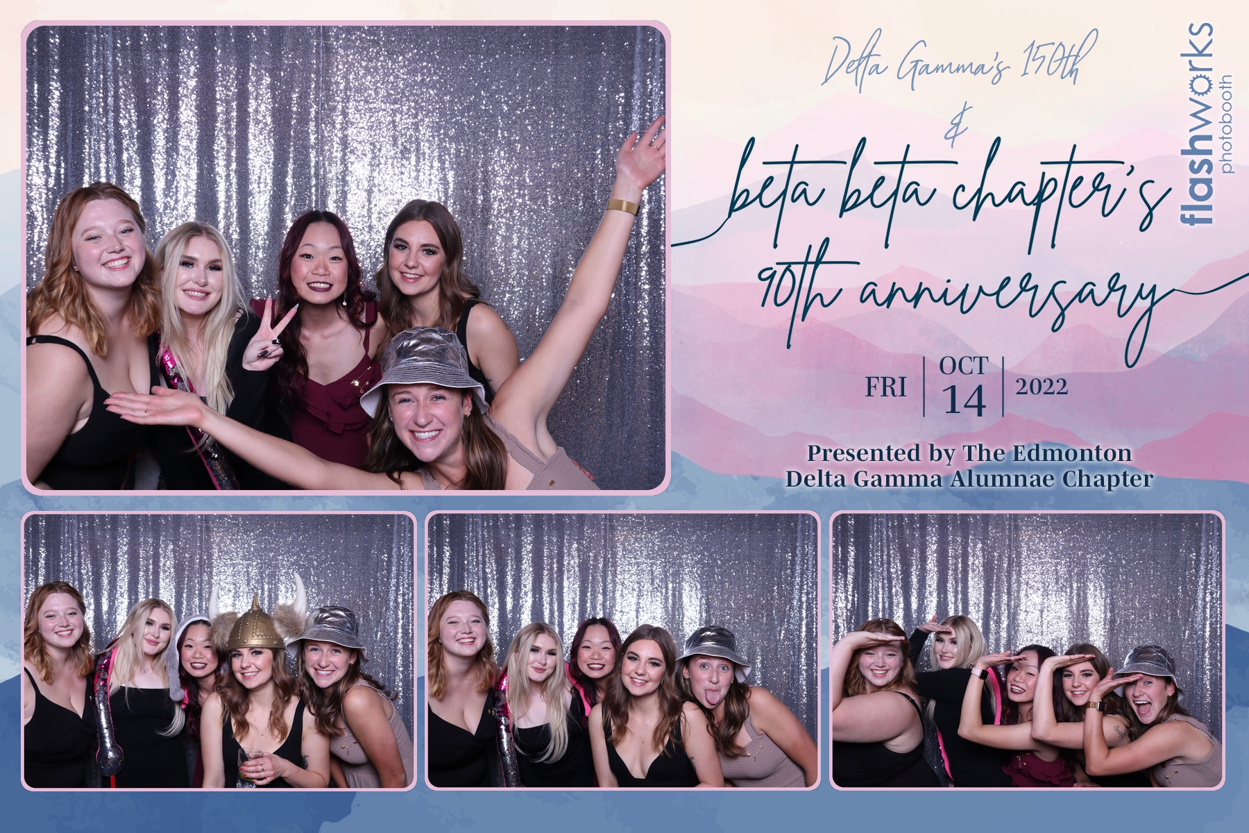 Beta Beta's 90th and Delta Gamma's 150th | View more photos from the event at gallery.flashworksphotobooth.com/u/FlashworksPhotoboothInc/Beta-Betas-90th-and-Delta-Gammas-150th