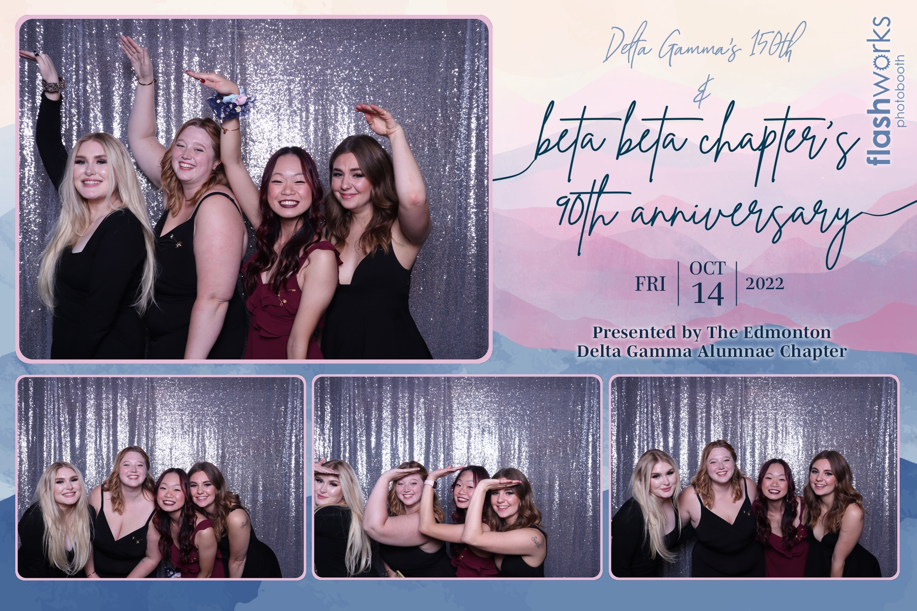 Beta Beta's 90th and Delta Gamma's 150th | View more photos from the event at gallery.flashworksphotobooth.com/u/FlashworksPhotoboothInc/Beta-Betas-90th-and-Delta-Gammas-150th