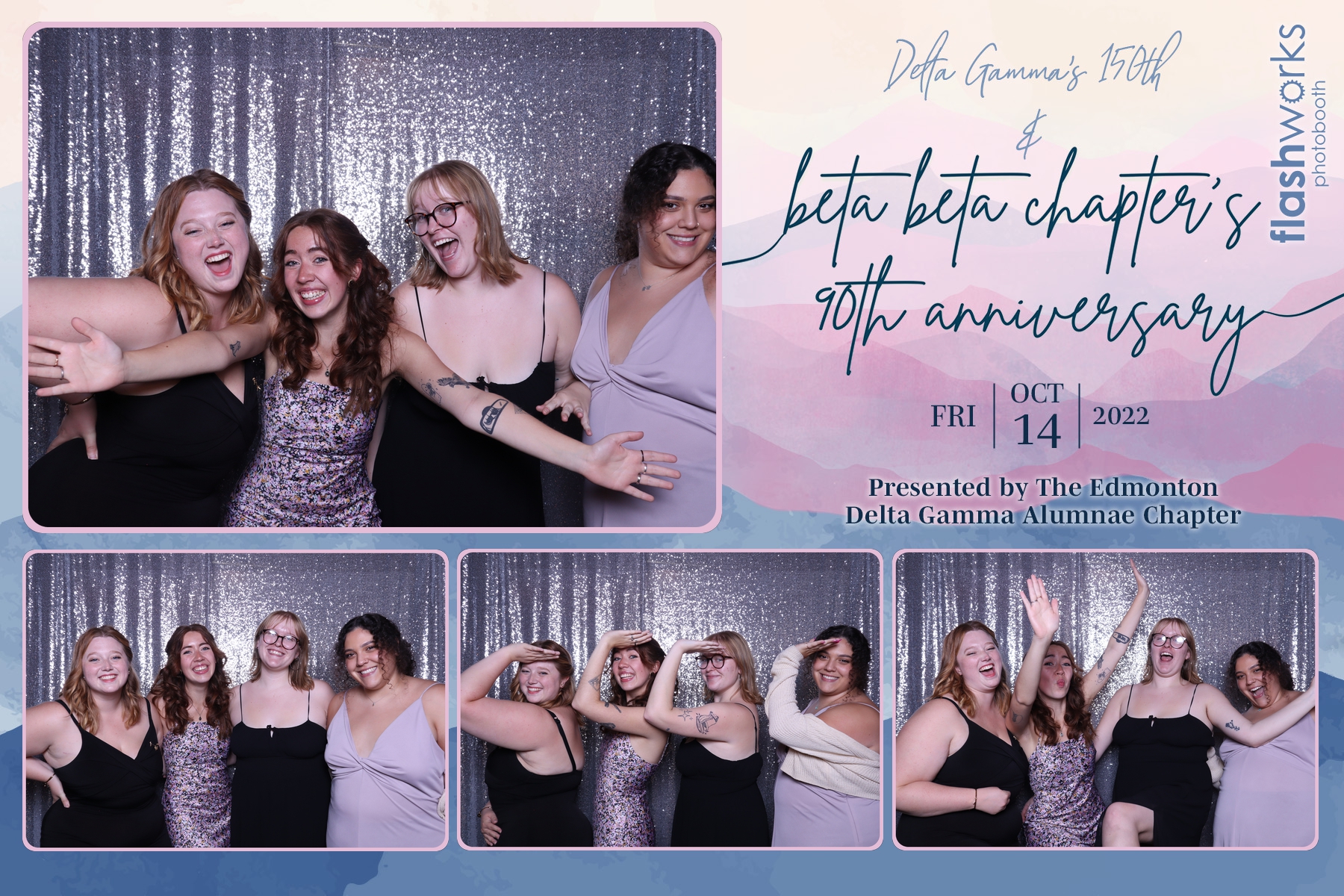 Beta Beta's 90th and Delta Gamma's 150th | View more photos from the event at gallery.flashworksphotobooth.com/u/FlashworksPhotoboothInc/Beta-Betas-90th-and-Delta-Gammas-150th