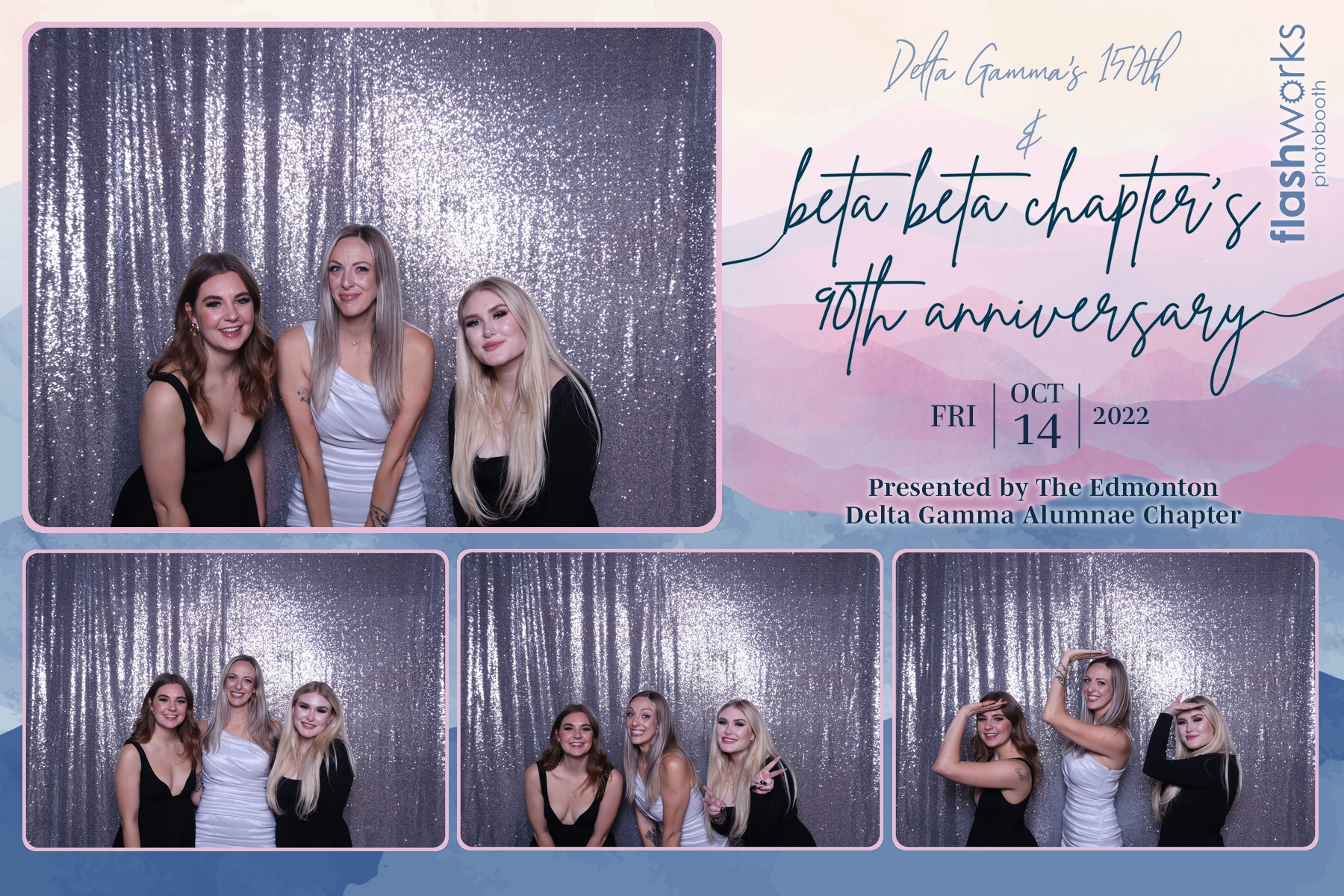 Beta Beta's 90th and Delta Gamma's 150th | View more photos from the event at gallery.flashworksphotobooth.com/u/FlashworksPhotoboothInc/Beta-Betas-90th-and-Delta-Gammas-150th