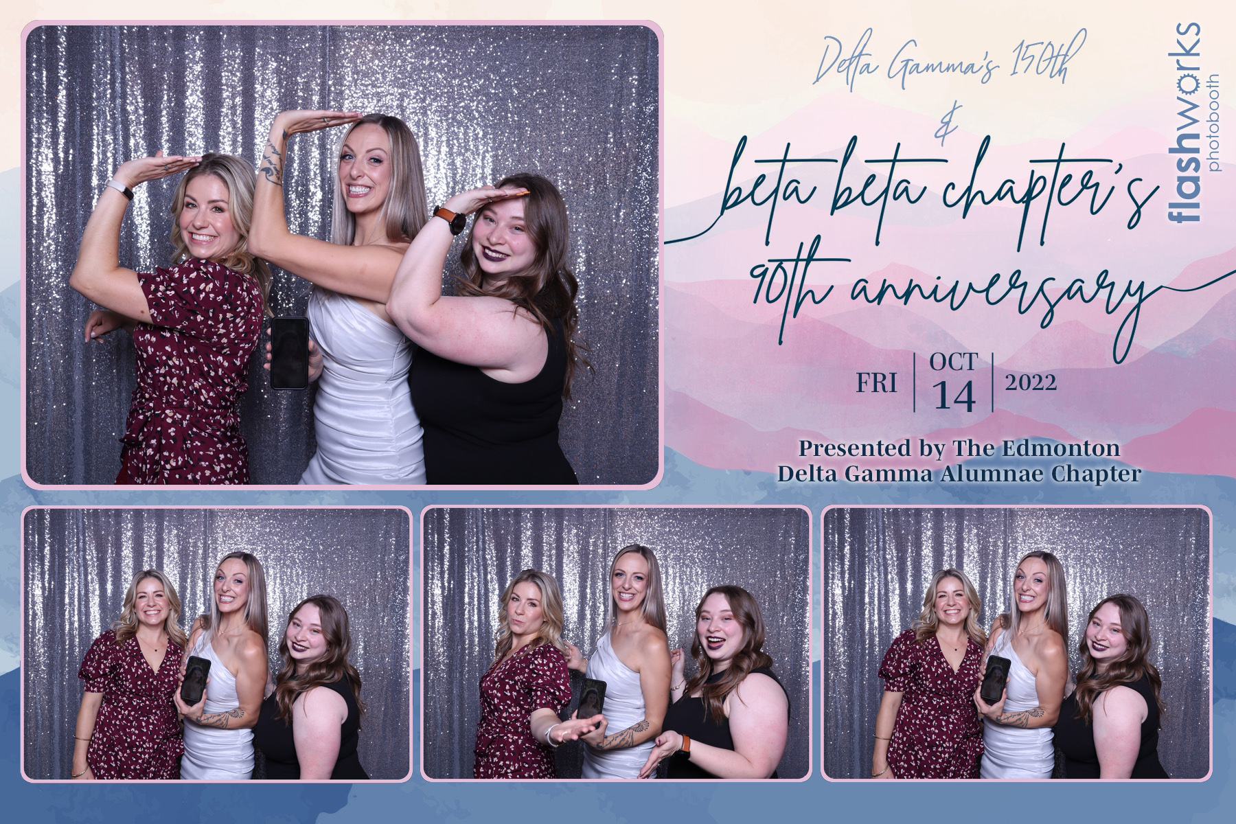 Beta Beta's 90th and Delta Gamma's 150th | View more photos from the event at gallery.flashworksphotobooth.com/u/FlashworksPhotoboothInc/Beta-Betas-90th-and-Delta-Gammas-150th