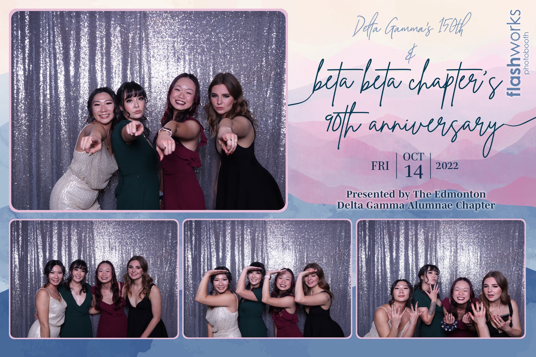 Beta Beta's 90th and Delta Gamma's 150th | View more photos from the event at gallery.flashworksphotobooth.com/u/FlashworksPhotoboothInc/Beta-Betas-90th-and-Delta-Gammas-150th