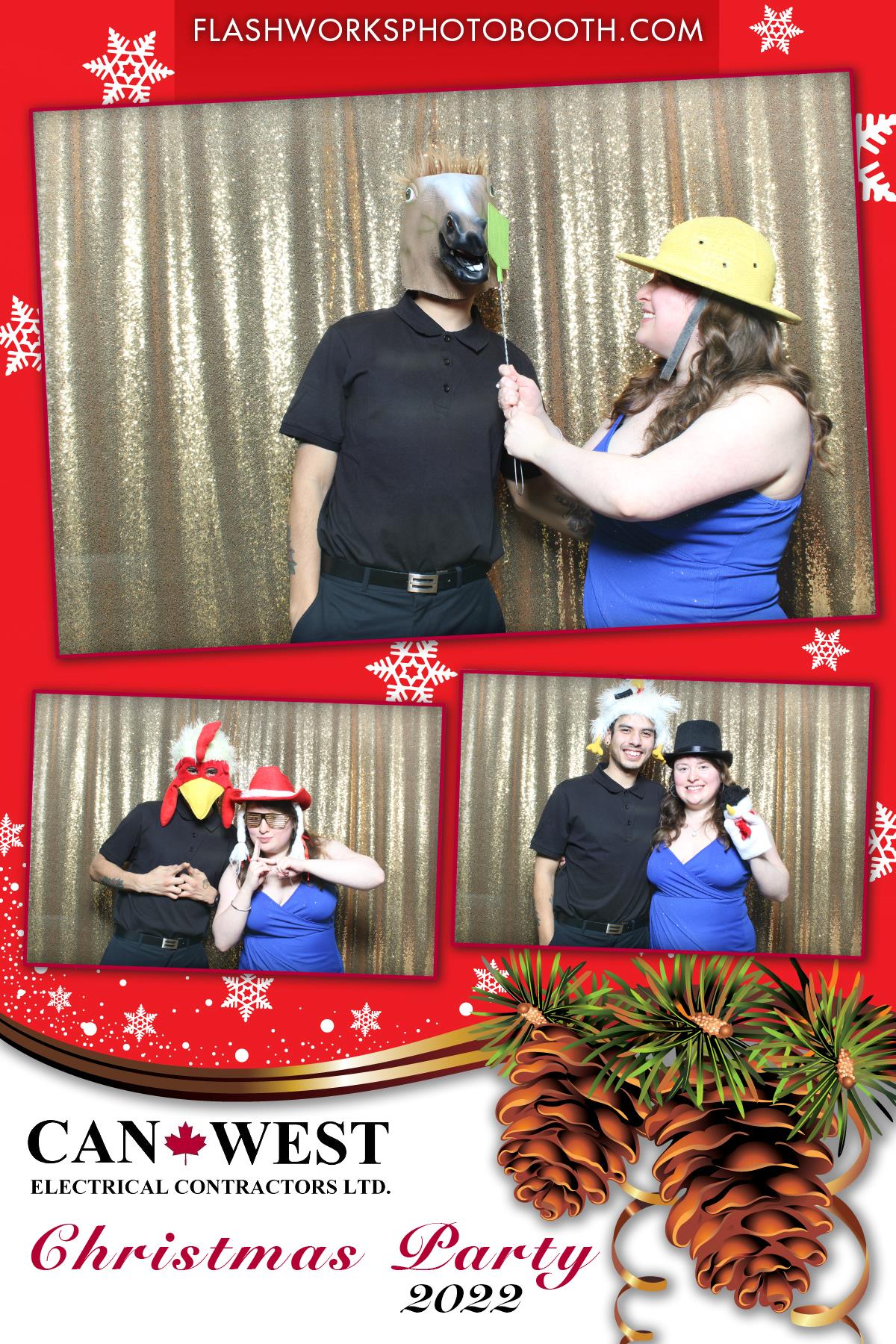 CanWest 2022 Christmas Party | View more photos from the event at gallery.flashworksphotobooth.com/u/FlashworksPhotoboothInc/CanWest-2022-Christmas-Party