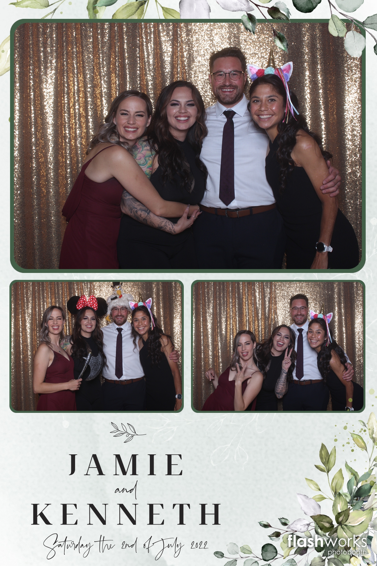 Jamie and Kenny's Wedding | View more photos from the event at gallery.flashworksphotobooth.com/u/FlashworksPhotoboothInc/Jamie-and-Kennys-Wedding