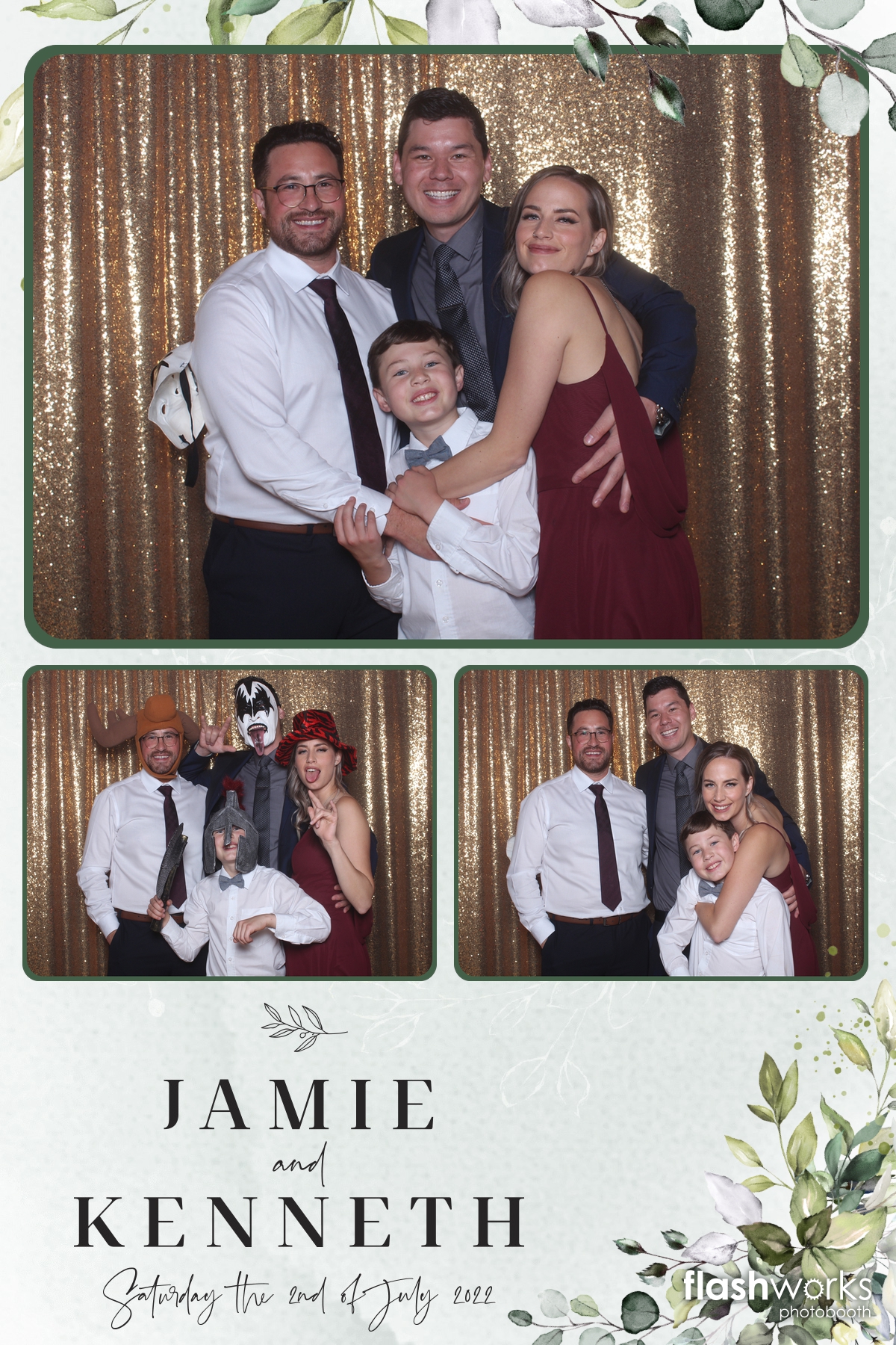 Jamie and Kenny's Wedding | View more photos from the event at gallery.flashworksphotobooth.com/u/FlashworksPhotoboothInc/Jamie-and-Kennys-Wedding