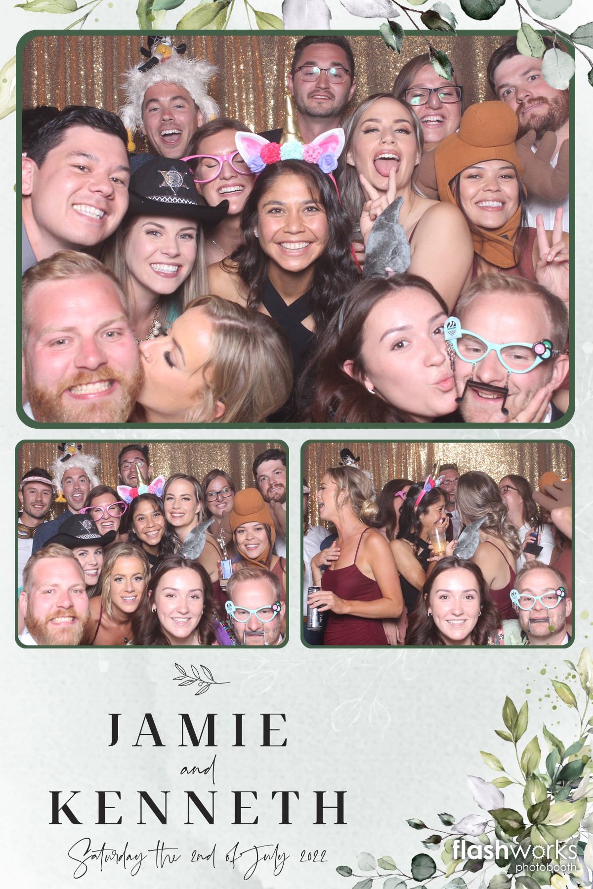 Jamie and Kenny's Wedding | View more photos from the event at gallery.flashworksphotobooth.com/u/FlashworksPhotoboothInc/Jamie-and-Kennys-Wedding