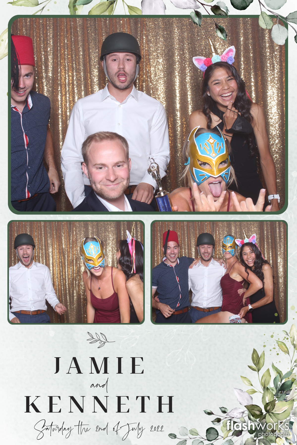 Jamie and Kenny's Wedding | View more photos from the event at gallery.flashworksphotobooth.com/u/FlashworksPhotoboothInc/Jamie-and-Kennys-Wedding