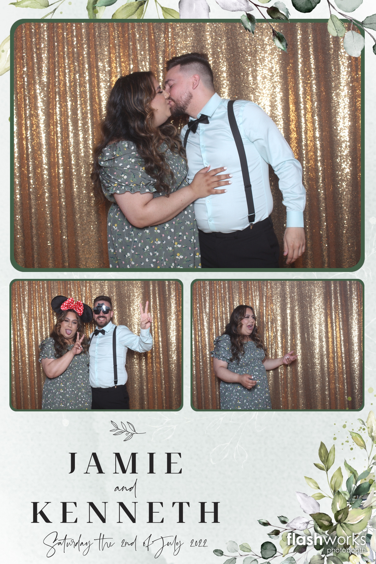 Jamie and Kenny's Wedding | View more photos from the event at gallery.flashworksphotobooth.com/u/FlashworksPhotoboothInc/Jamie-and-Kennys-Wedding
