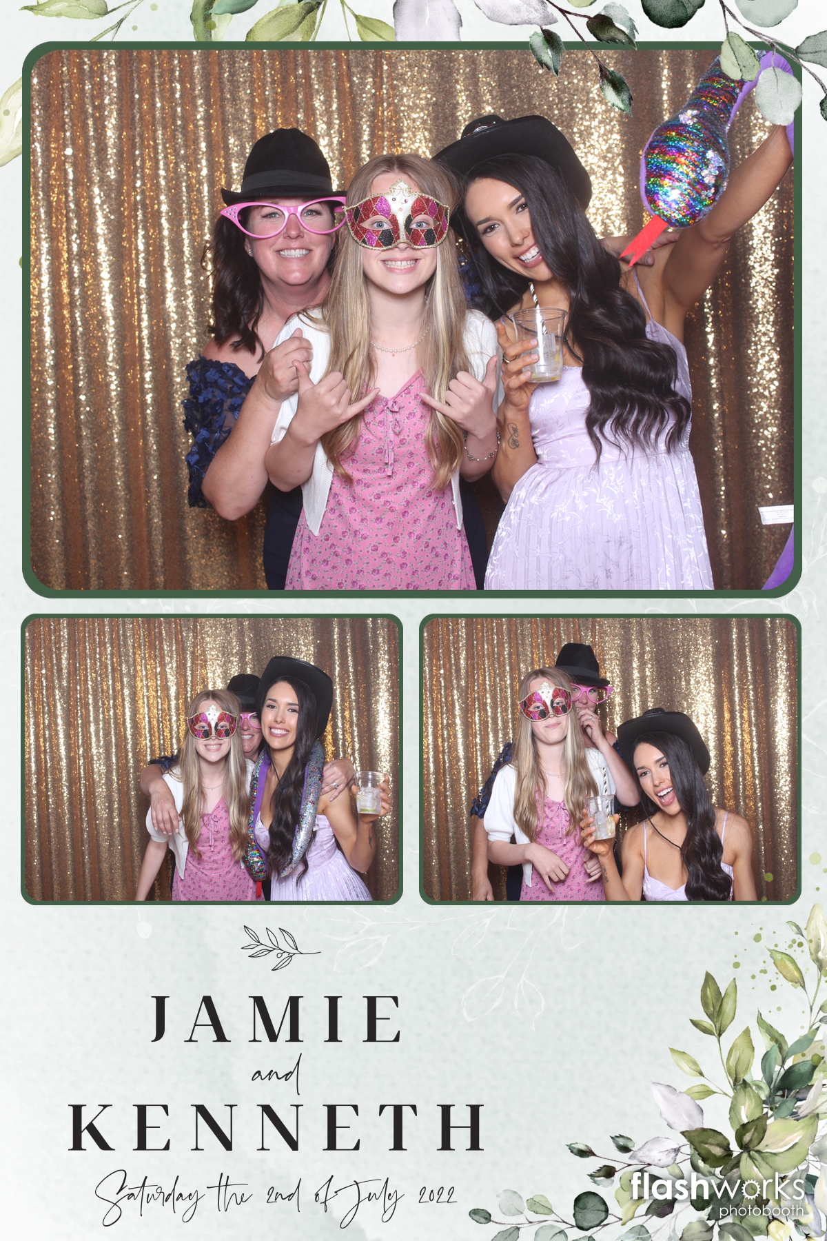 Jamie and Kenny's Wedding | View more photos from the event at gallery.flashworksphotobooth.com/u/FlashworksPhotoboothInc/Jamie-and-Kennys-Wedding