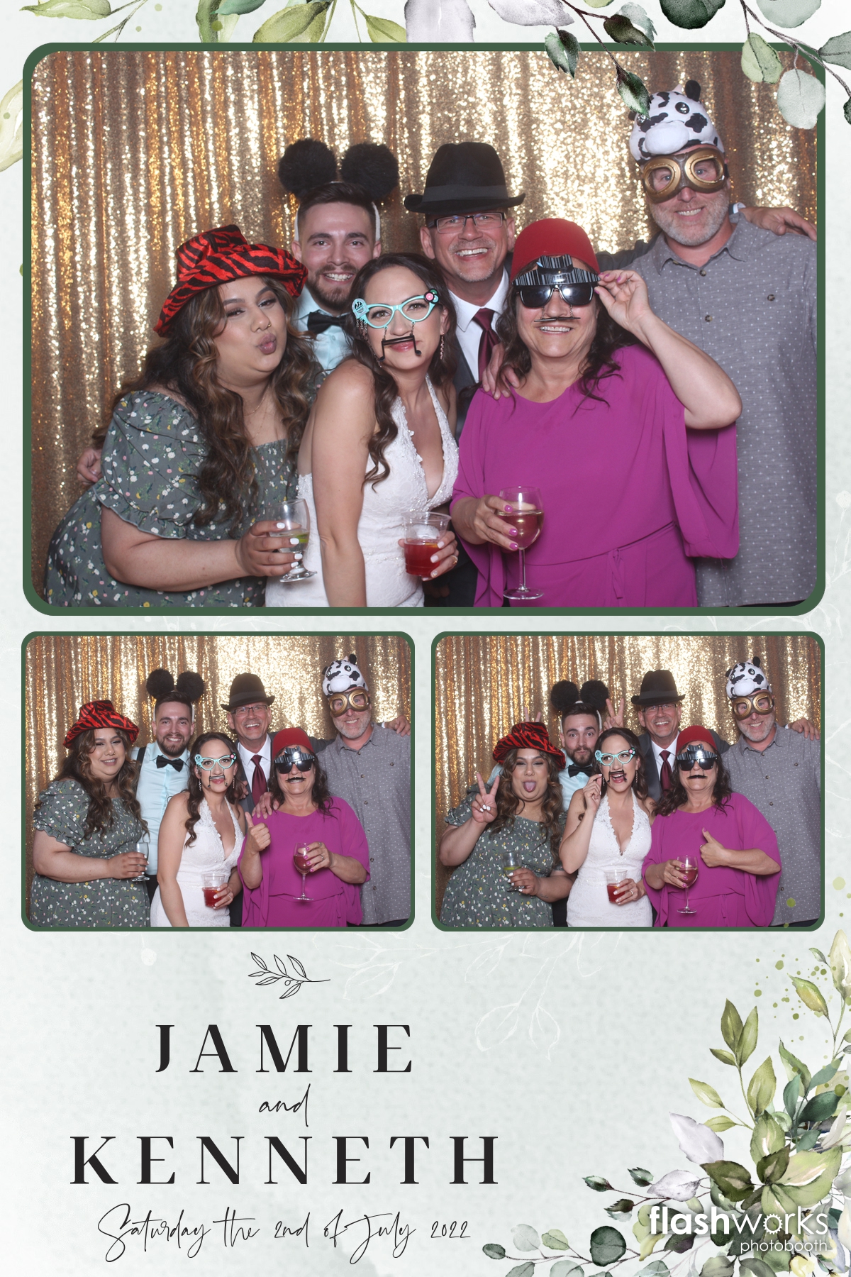 Jamie and Kenny's Wedding | View more photos from the event at gallery.flashworksphotobooth.com/u/FlashworksPhotoboothInc/Jamie-and-Kennys-Wedding
