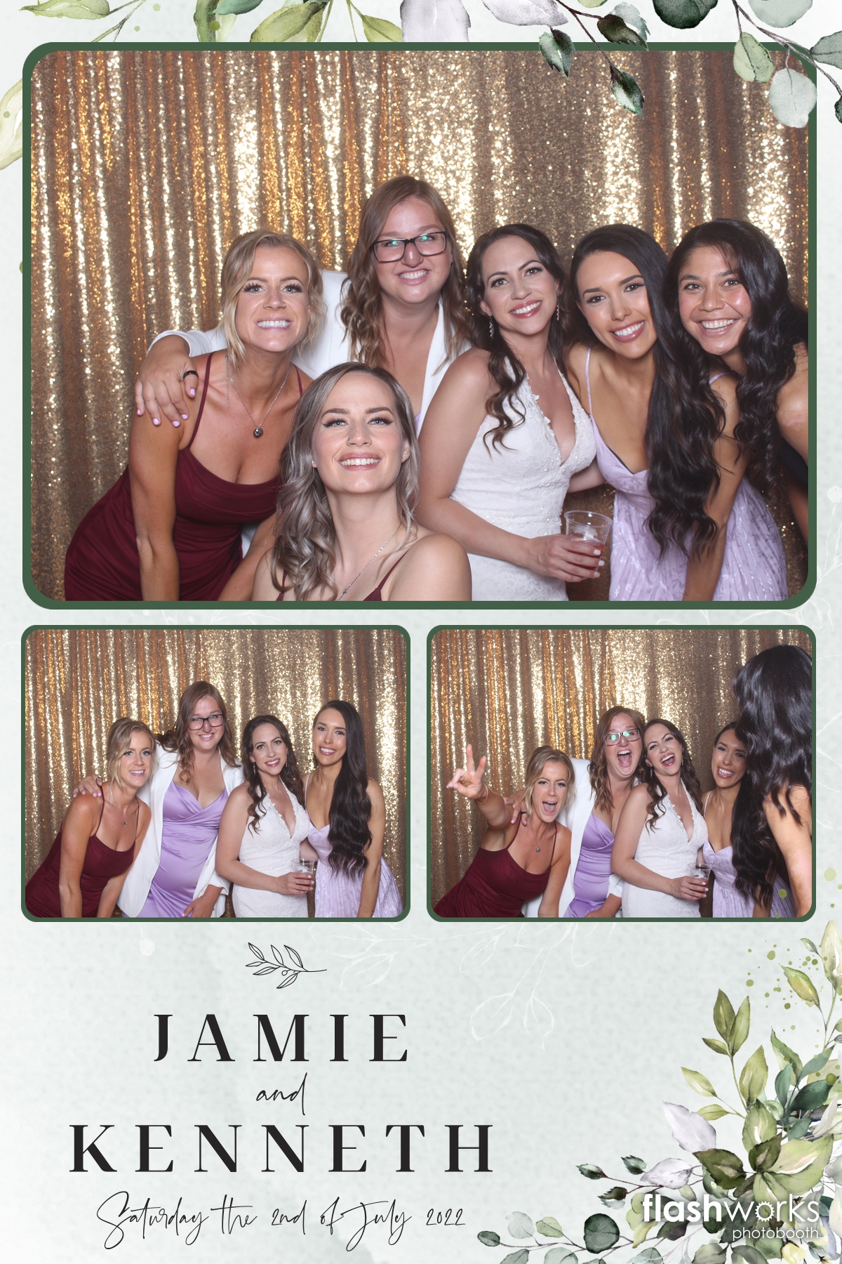 Jamie and Kenny's Wedding | View more photos from the event at gallery.flashworksphotobooth.com/u/FlashworksPhotoboothInc/Jamie-and-Kennys-Wedding