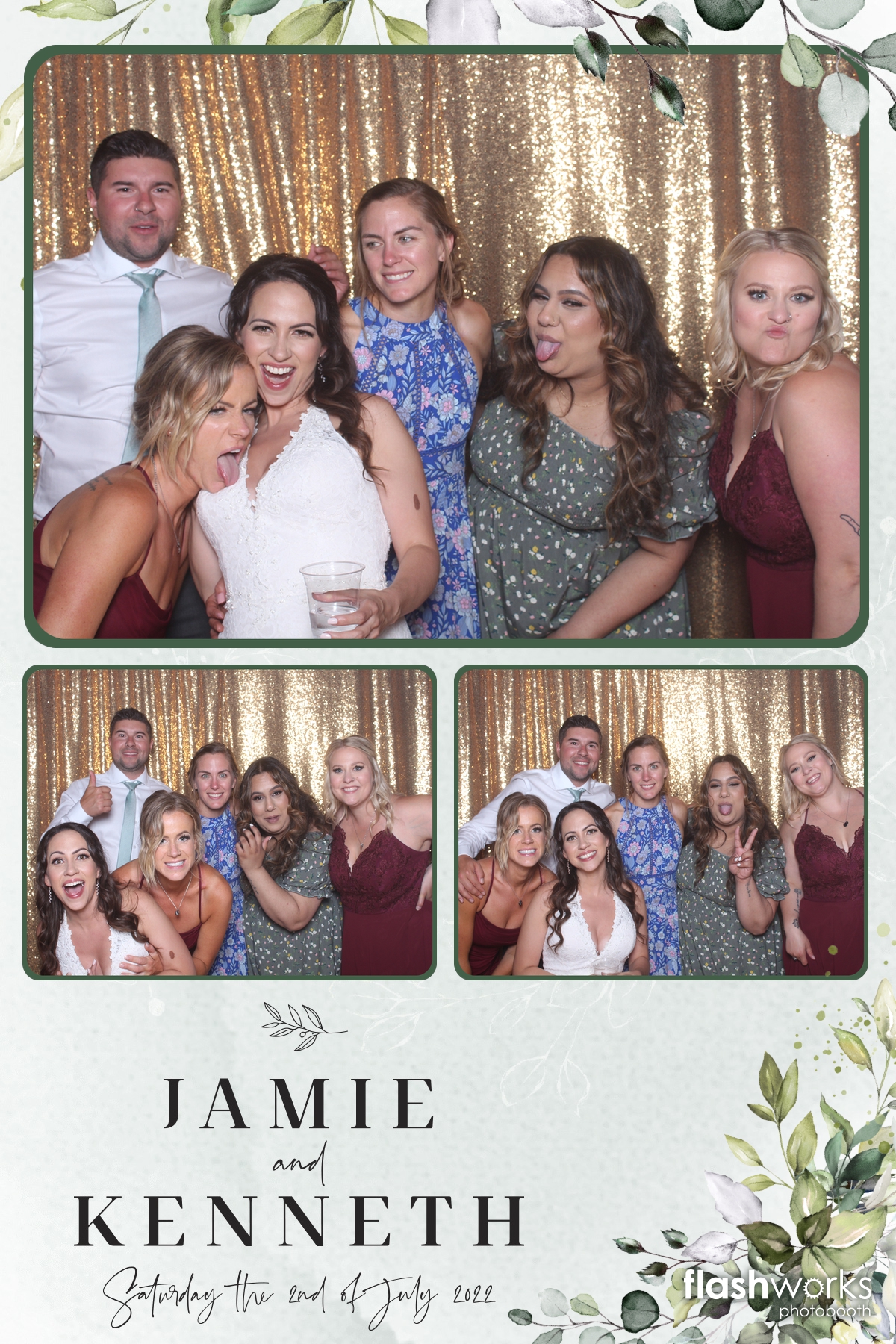 Jamie and Kenny's Wedding | View more photos from the event at gallery.flashworksphotobooth.com/u/FlashworksPhotoboothInc/Jamie-and-Kennys-Wedding