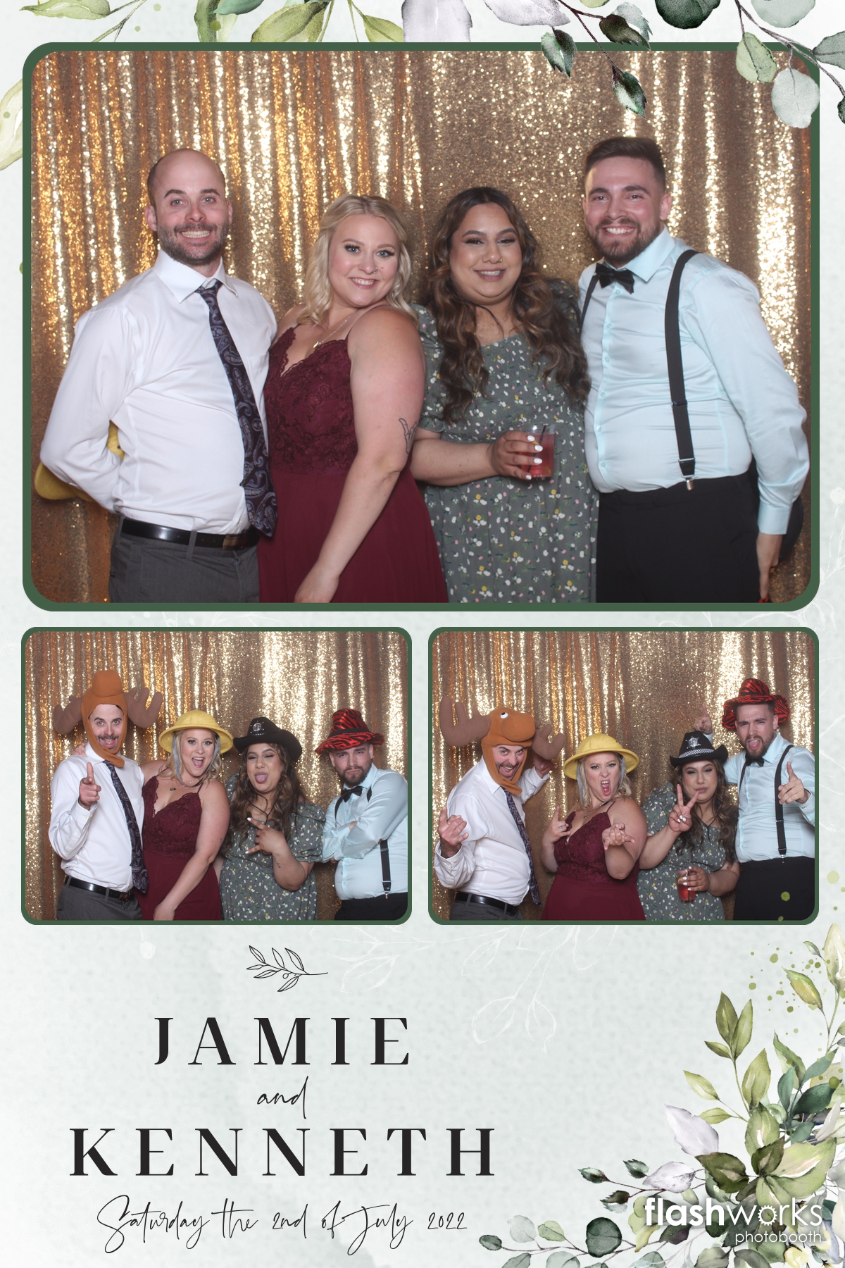Jamie and Kenny's Wedding | View more photos from the event at gallery.flashworksphotobooth.com/u/FlashworksPhotoboothInc/Jamie-and-Kennys-Wedding