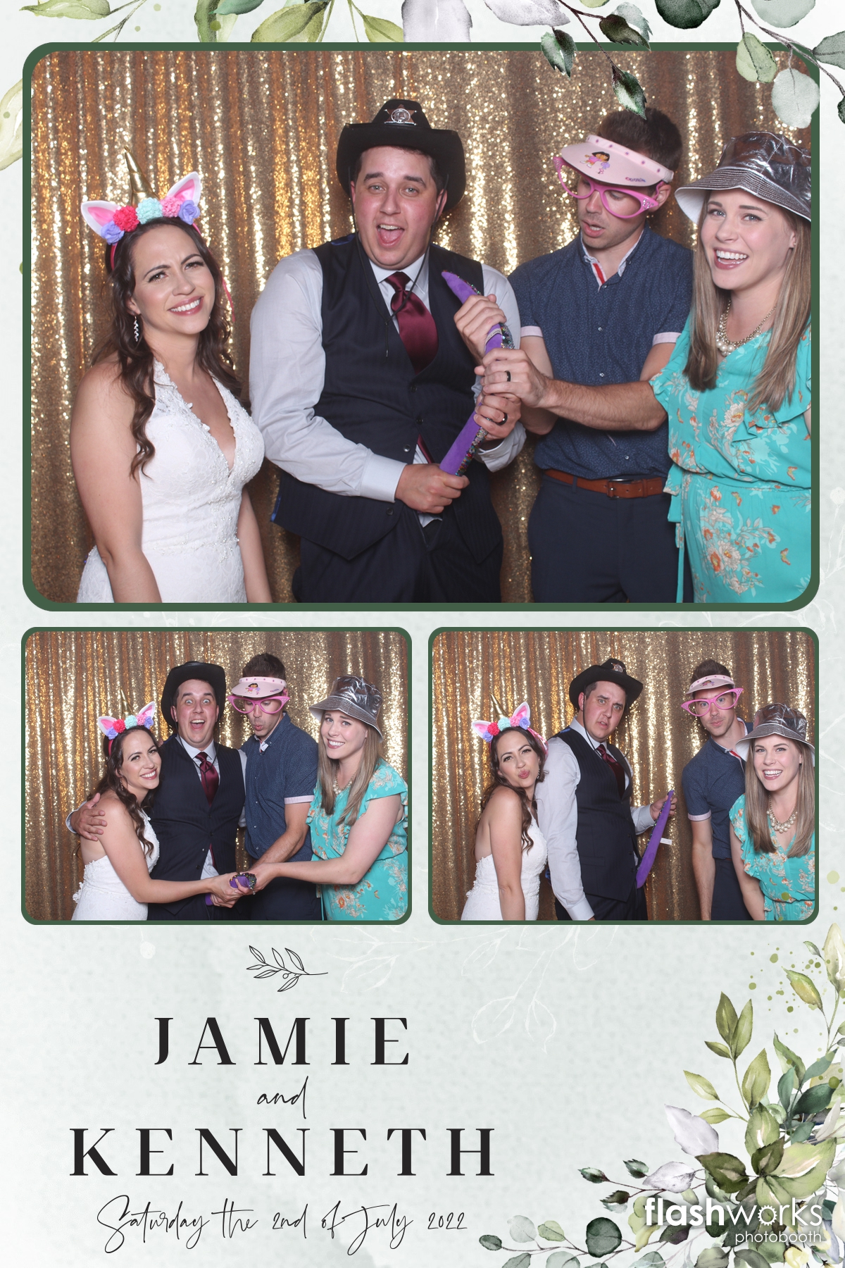 Jamie and Kenny's Wedding | View more photos from the event at gallery.flashworksphotobooth.com/u/FlashworksPhotoboothInc/Jamie-and-Kennys-Wedding