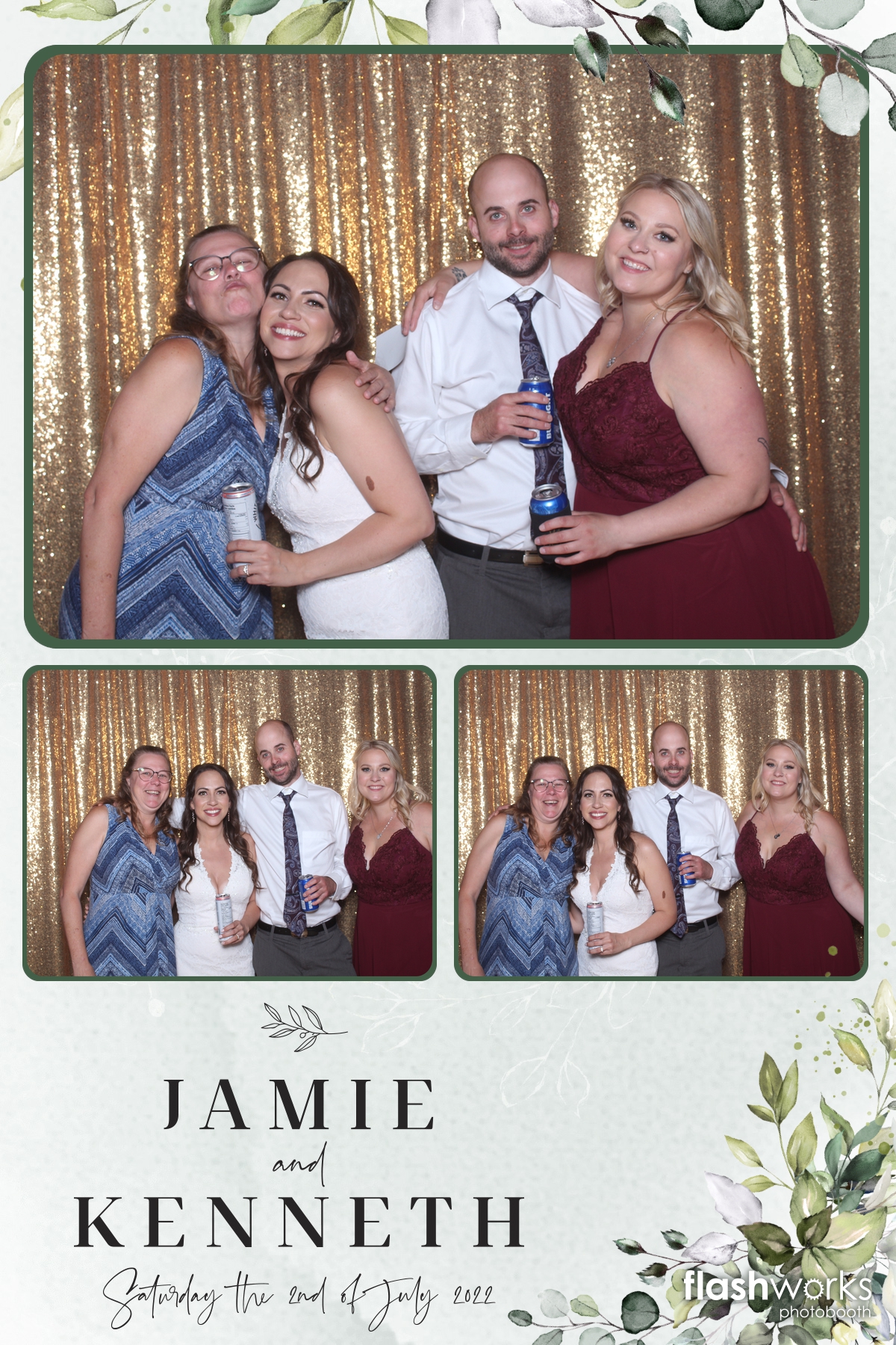 Jamie and Kenny's Wedding | View more photos from the event at gallery.flashworksphotobooth.com/u/FlashworksPhotoboothInc/Jamie-and-Kennys-Wedding