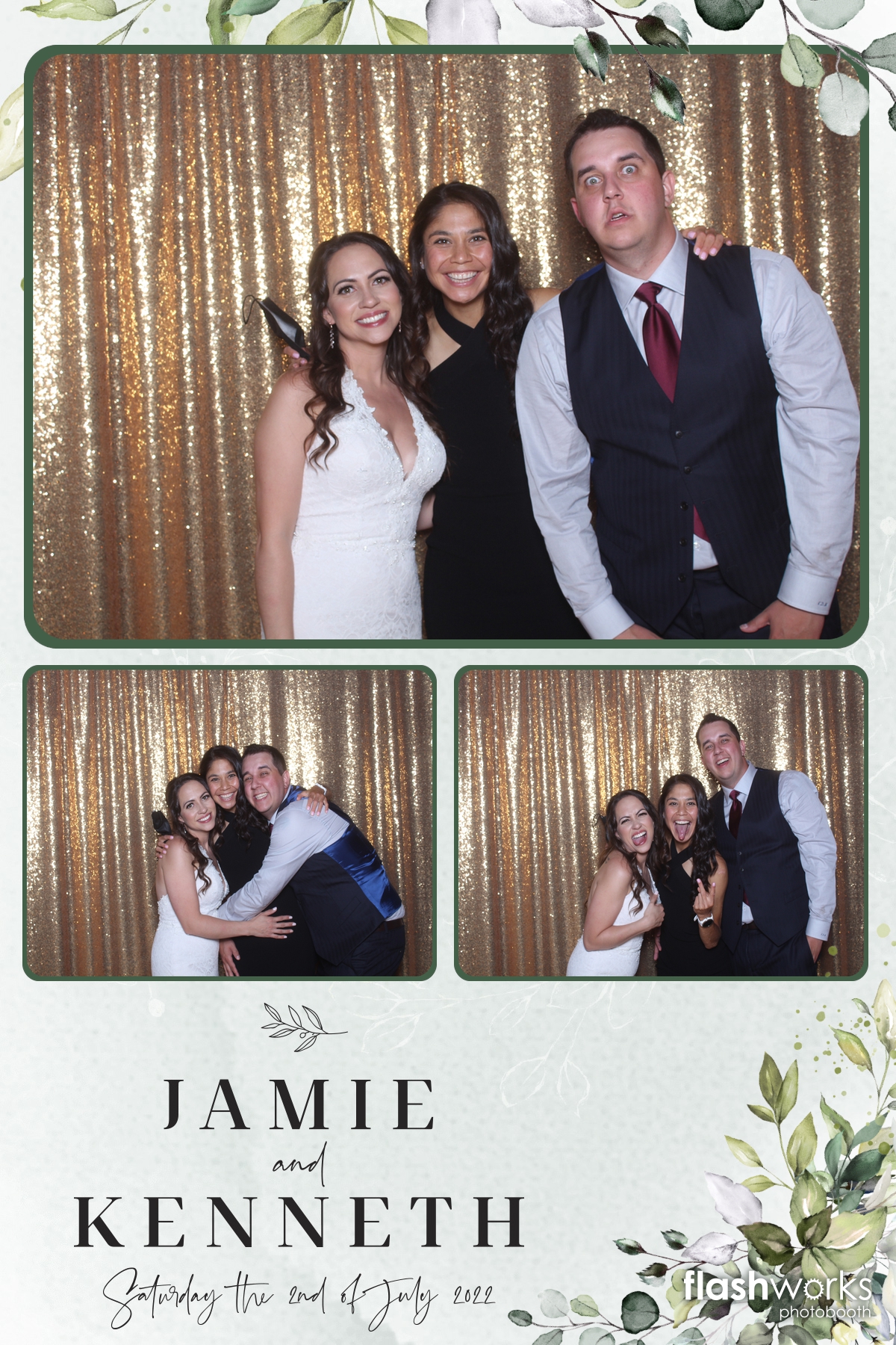 Jamie and Kenny's Wedding | View more photos from the event at gallery.flashworksphotobooth.com/u/FlashworksPhotoboothInc/Jamie-and-Kennys-Wedding