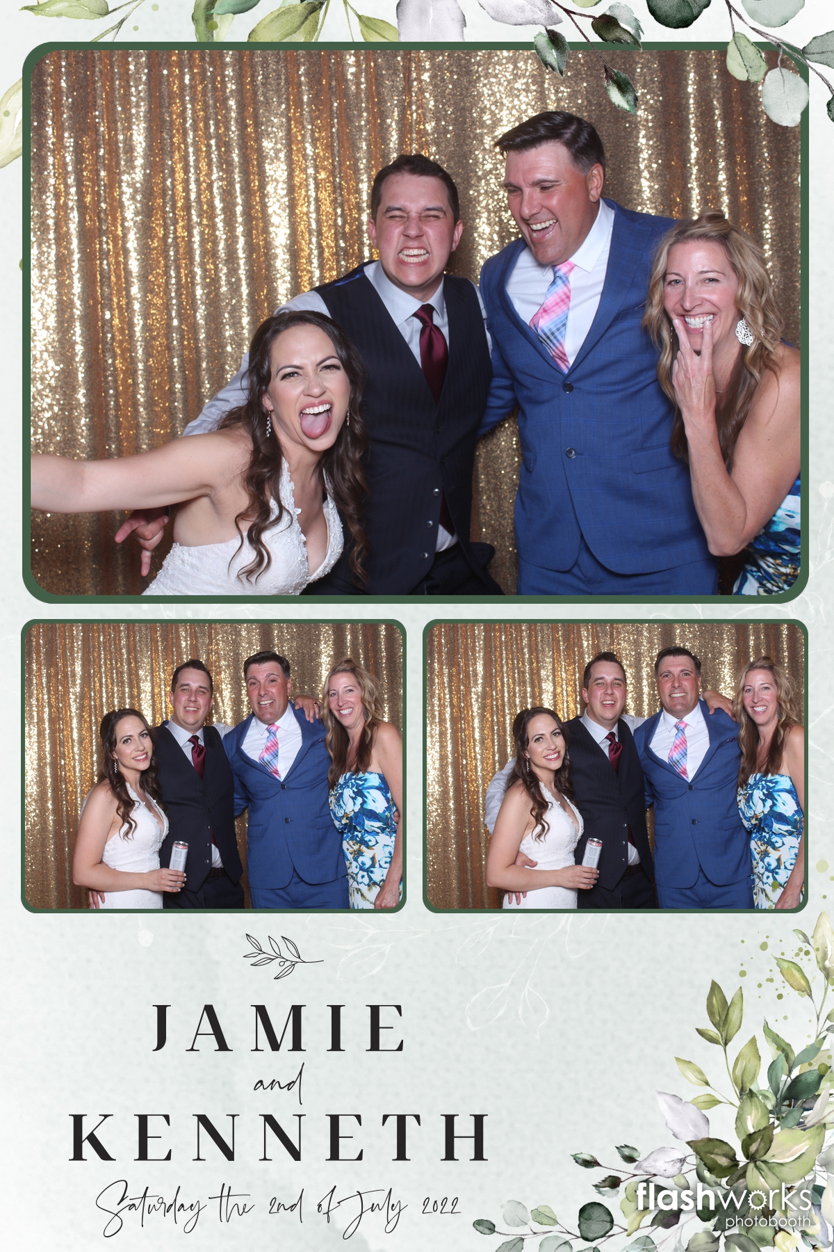 Jamie and Kenny's Wedding | View more photos from the event at gallery.flashworksphotobooth.com/u/FlashworksPhotoboothInc/Jamie-and-Kennys-Wedding