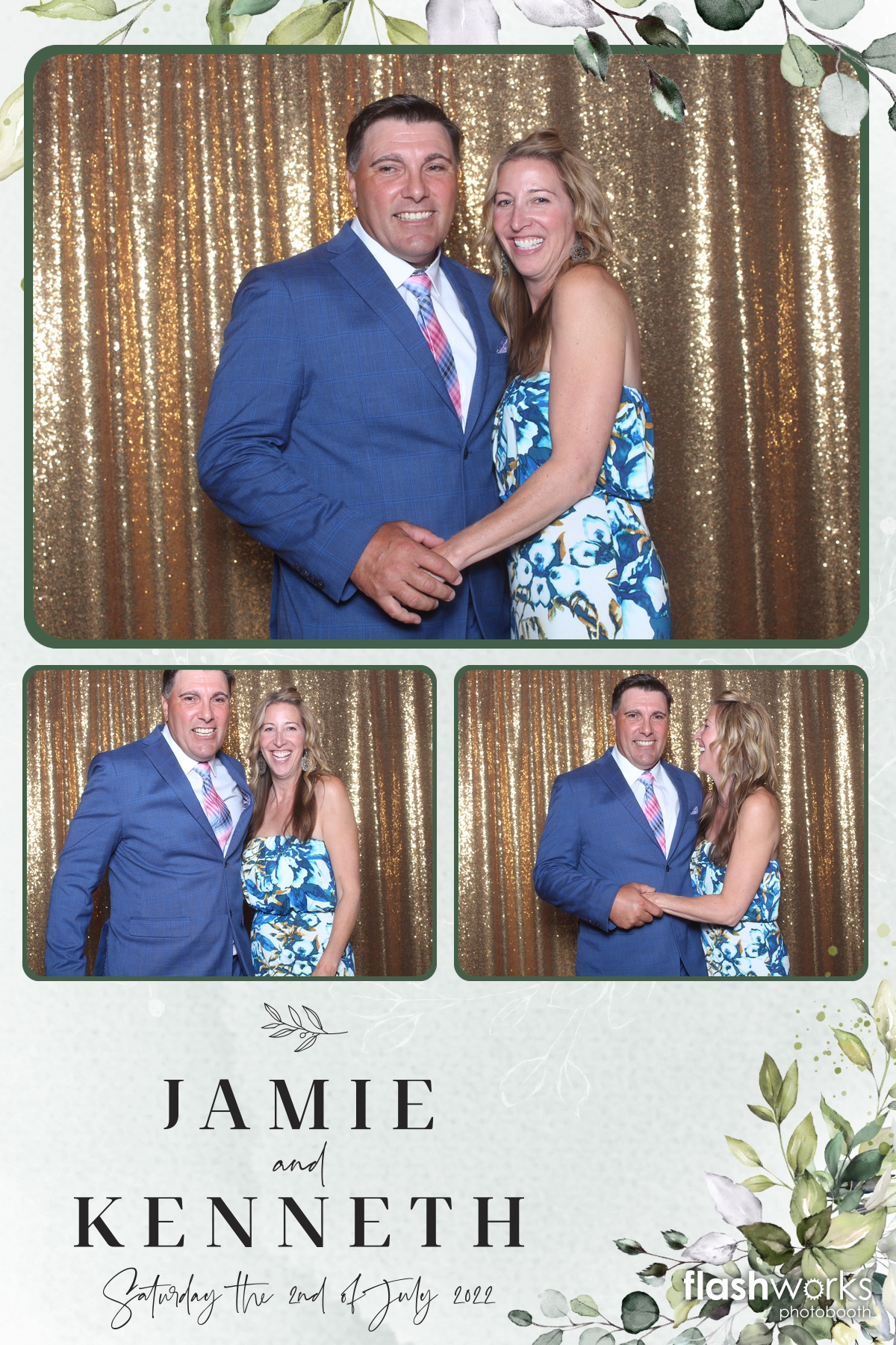 Jamie and Kenny's Wedding | View more photos from the event at gallery.flashworksphotobooth.com/u/FlashworksPhotoboothInc/Jamie-and-Kennys-Wedding