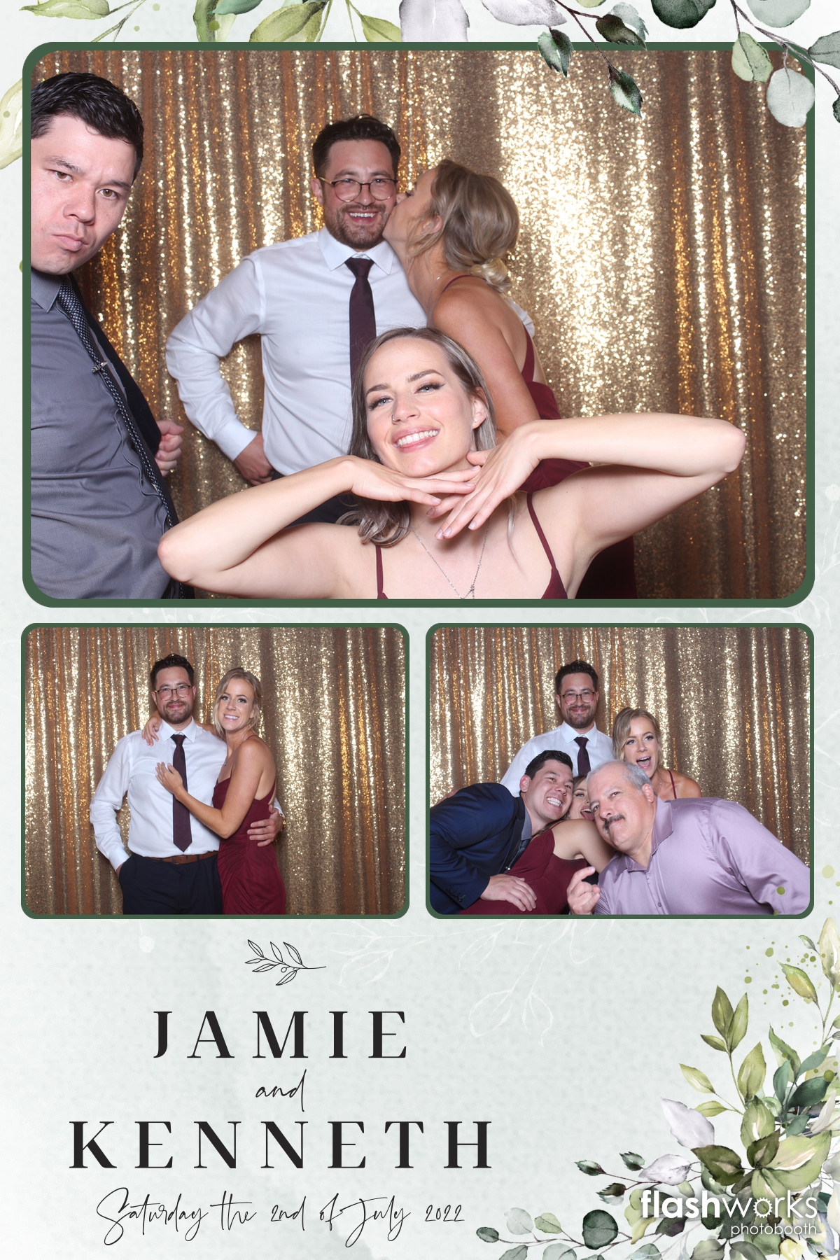Jamie and Kenny's Wedding | View more photos from the event at gallery.flashworksphotobooth.com/u/FlashworksPhotoboothInc/Jamie-and-Kennys-Wedding