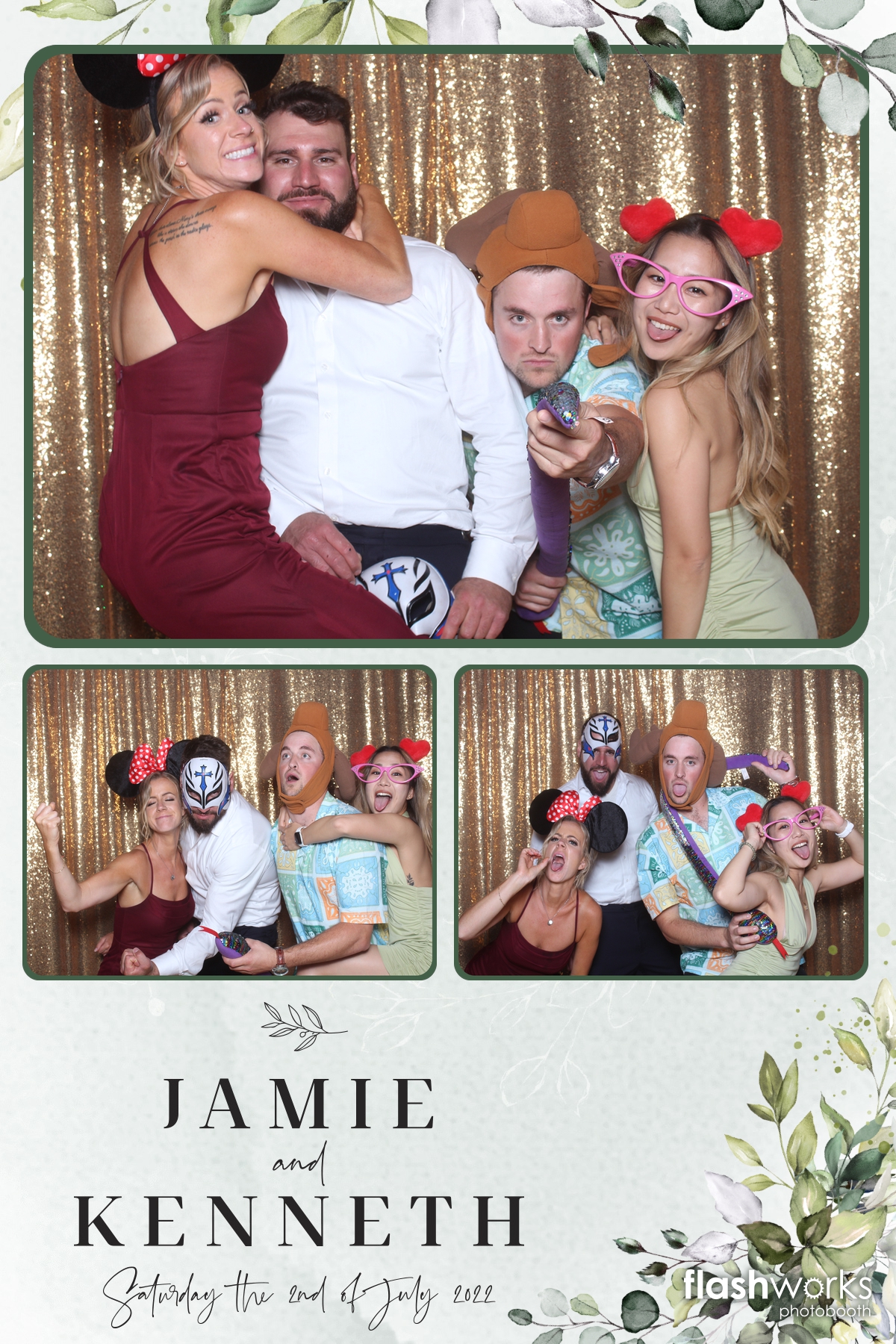 Jamie and Kenny's Wedding | View more photos from the event at gallery.flashworksphotobooth.com/u/FlashworksPhotoboothInc/Jamie-and-Kennys-Wedding